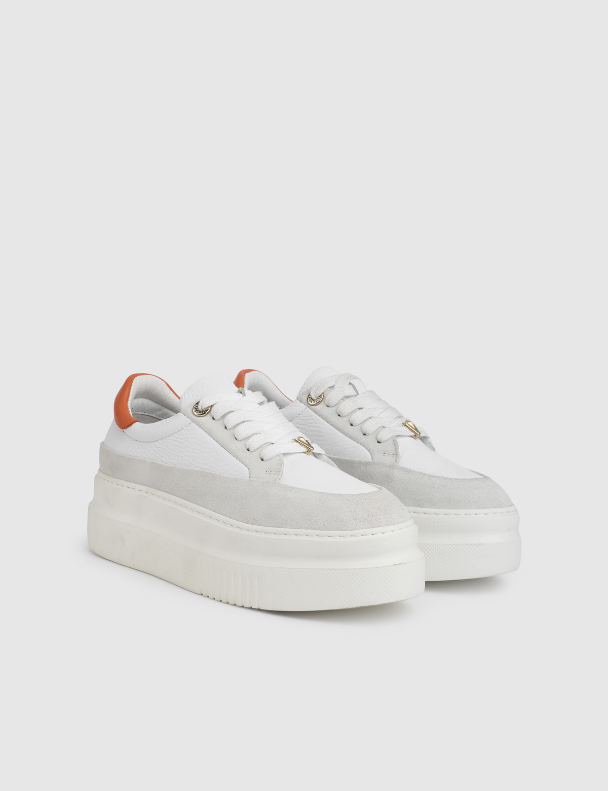 Elke White Leather Women's Sneaker
