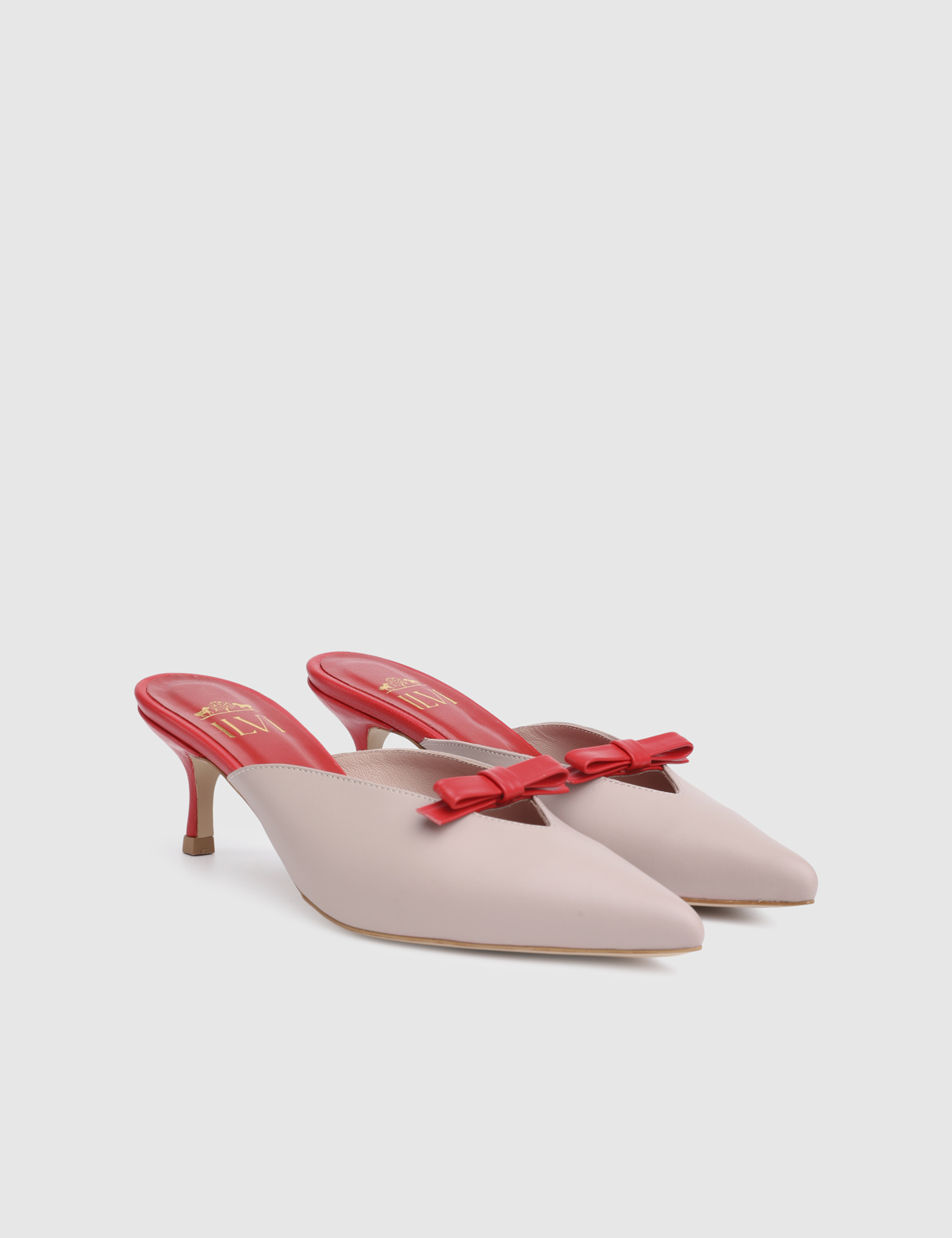 Farin Mink Leather Women's Heeled Slide