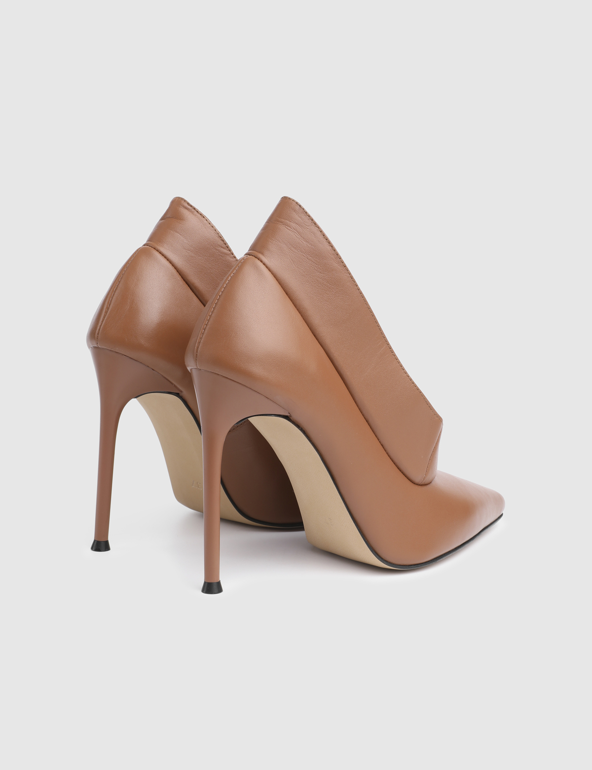 Faye Saddle Brown Leather Women's Pump