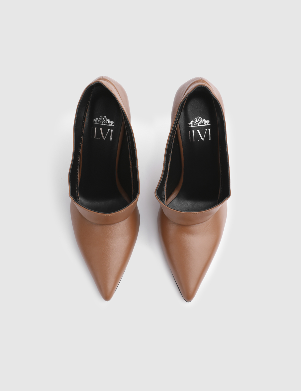 Faye Saddle Brown Leather Women's Pump