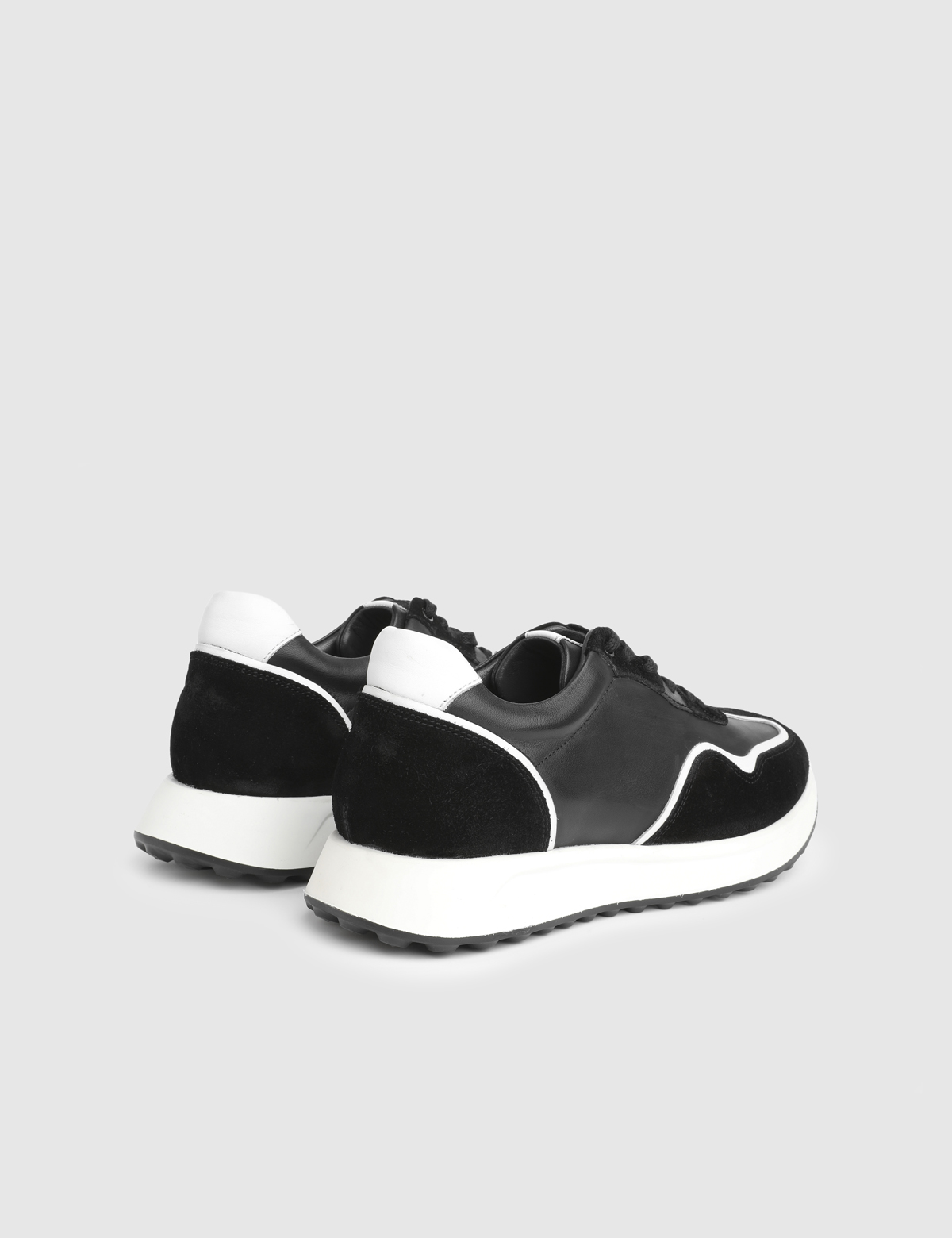 Federico Black Suede Leather Men's Sneaker