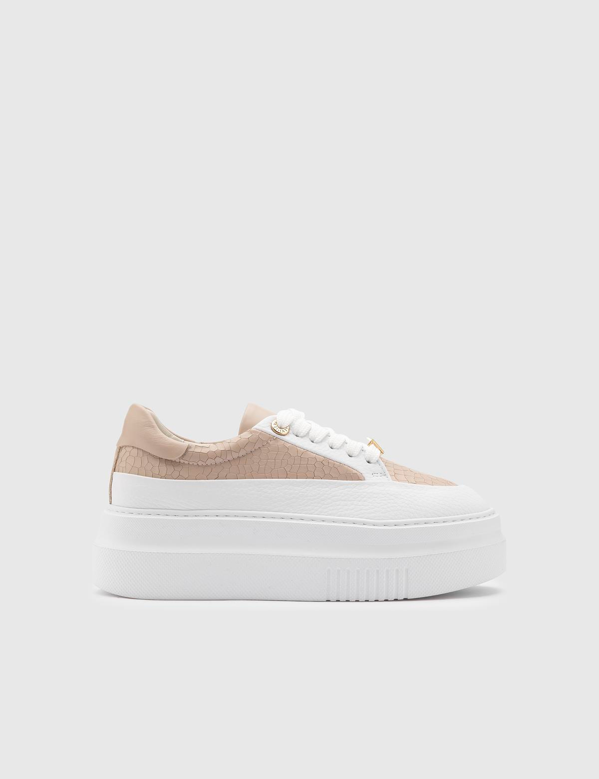 Fien Mink Leather Women's Sneaker