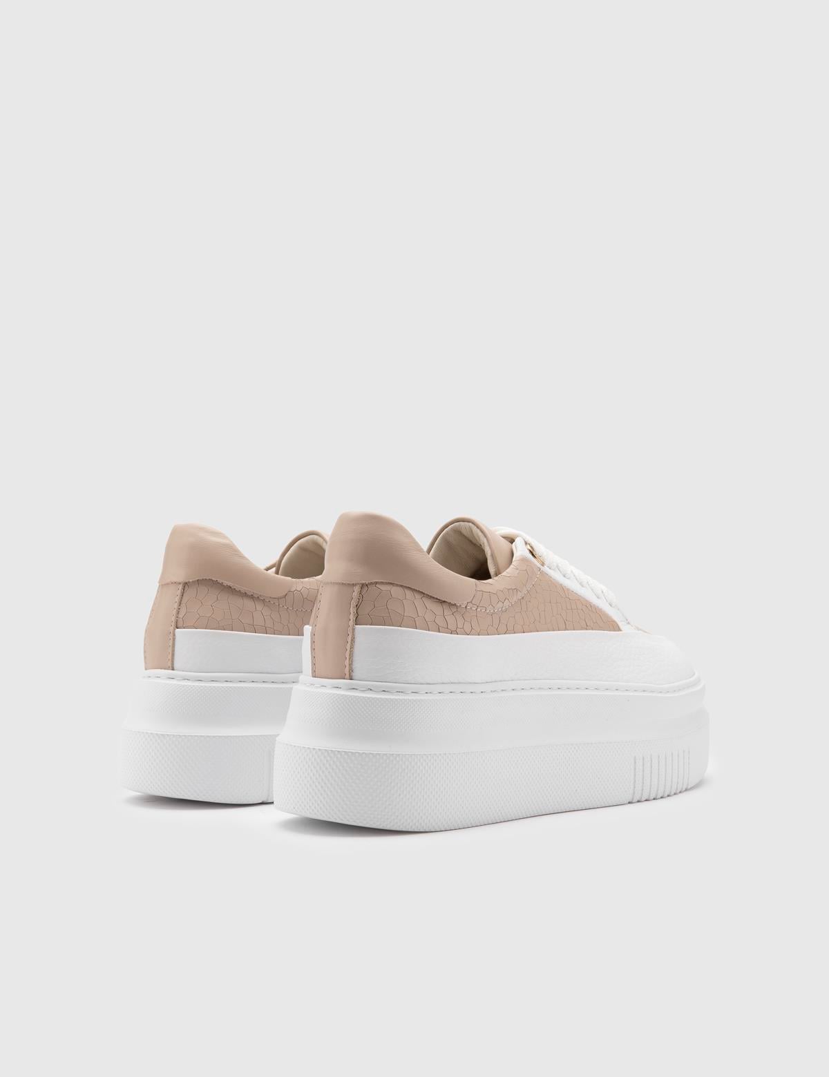 Fien Mink Leather Women's Sneaker