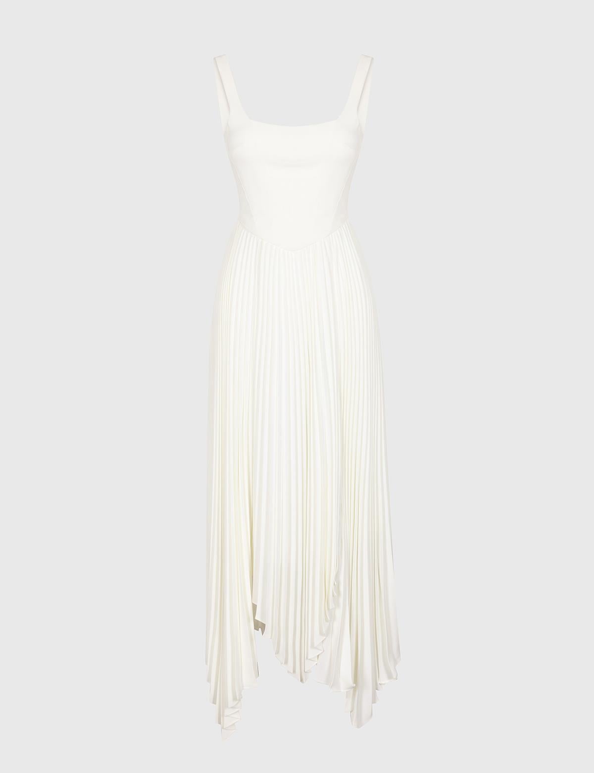 Flora White Women's Dress