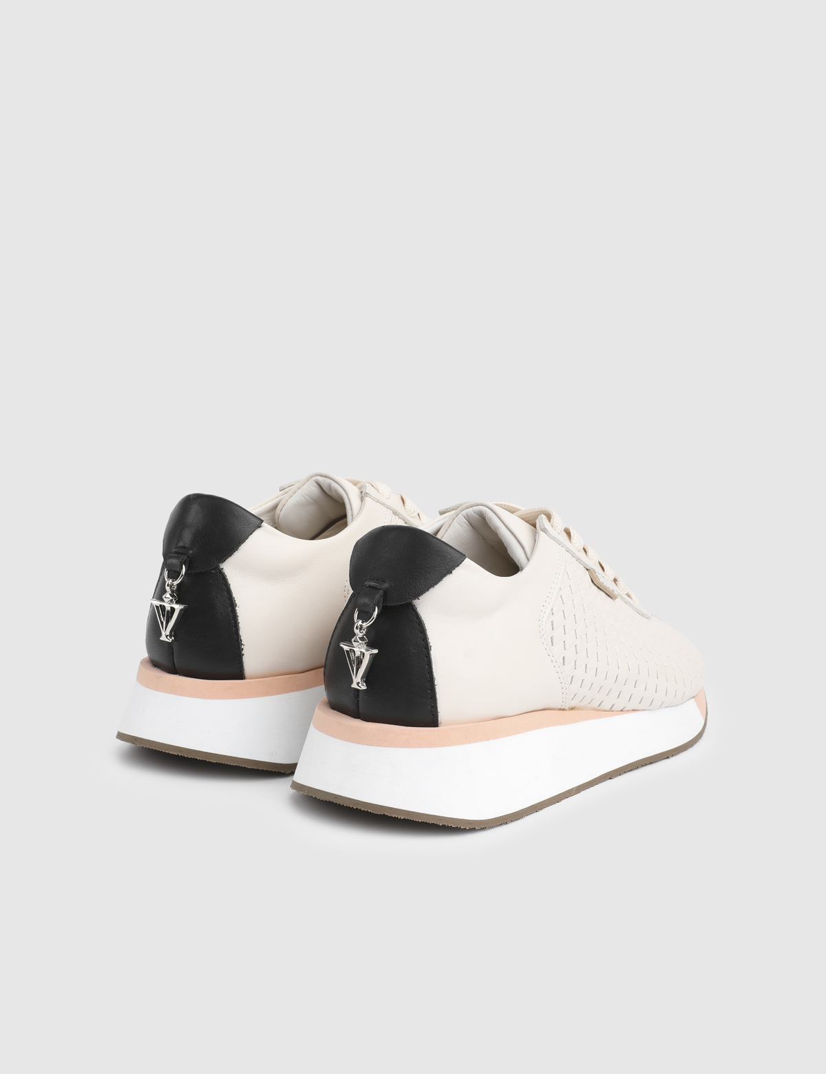 Flux Beige Leather Women's Sneaker