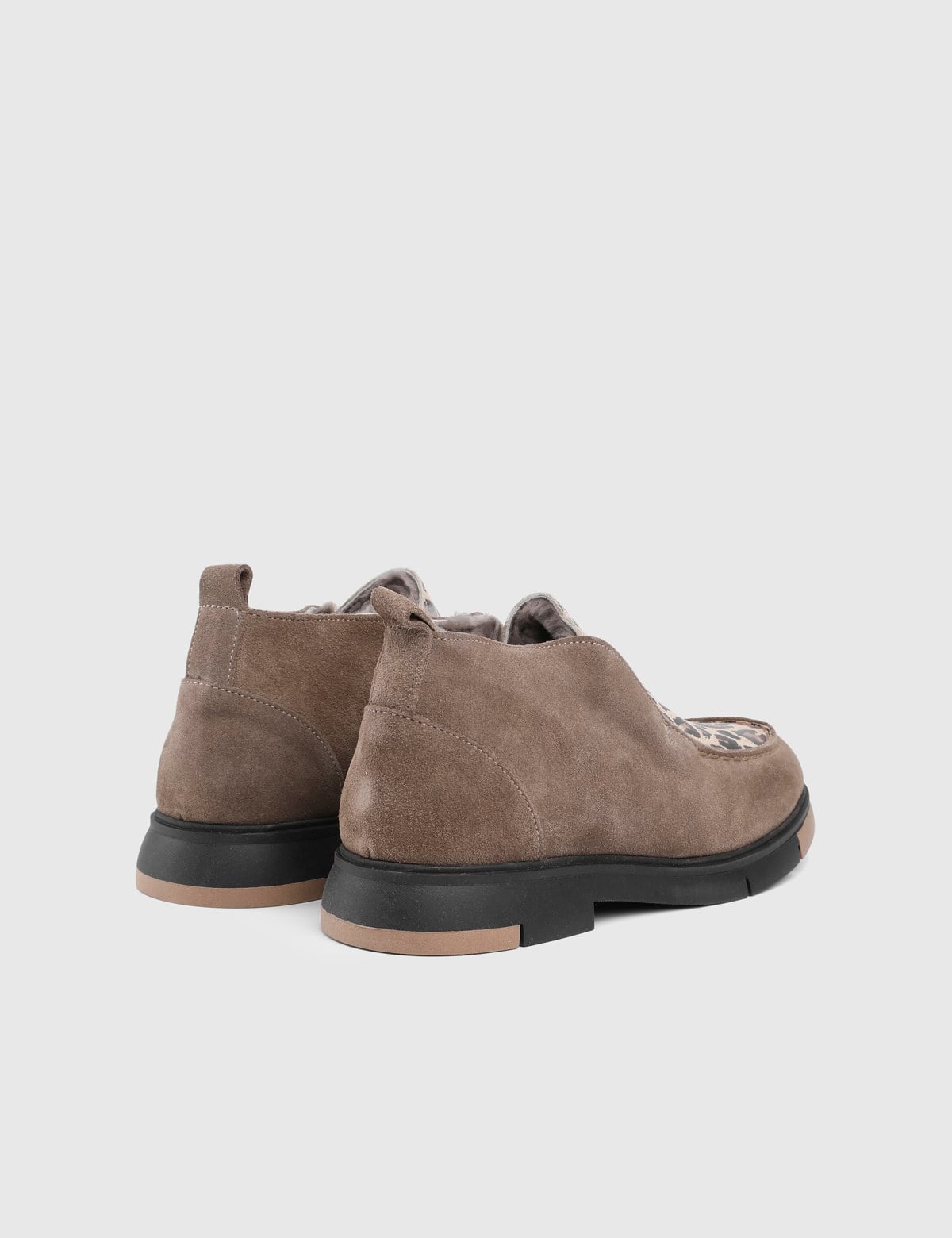 Fox Mink Suede Leather Women's Boot