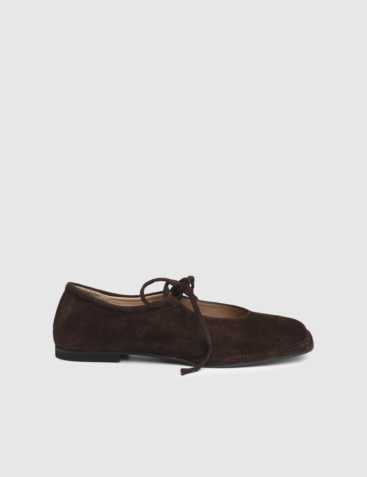 Garen Brown Suede Leather Women's Loafer