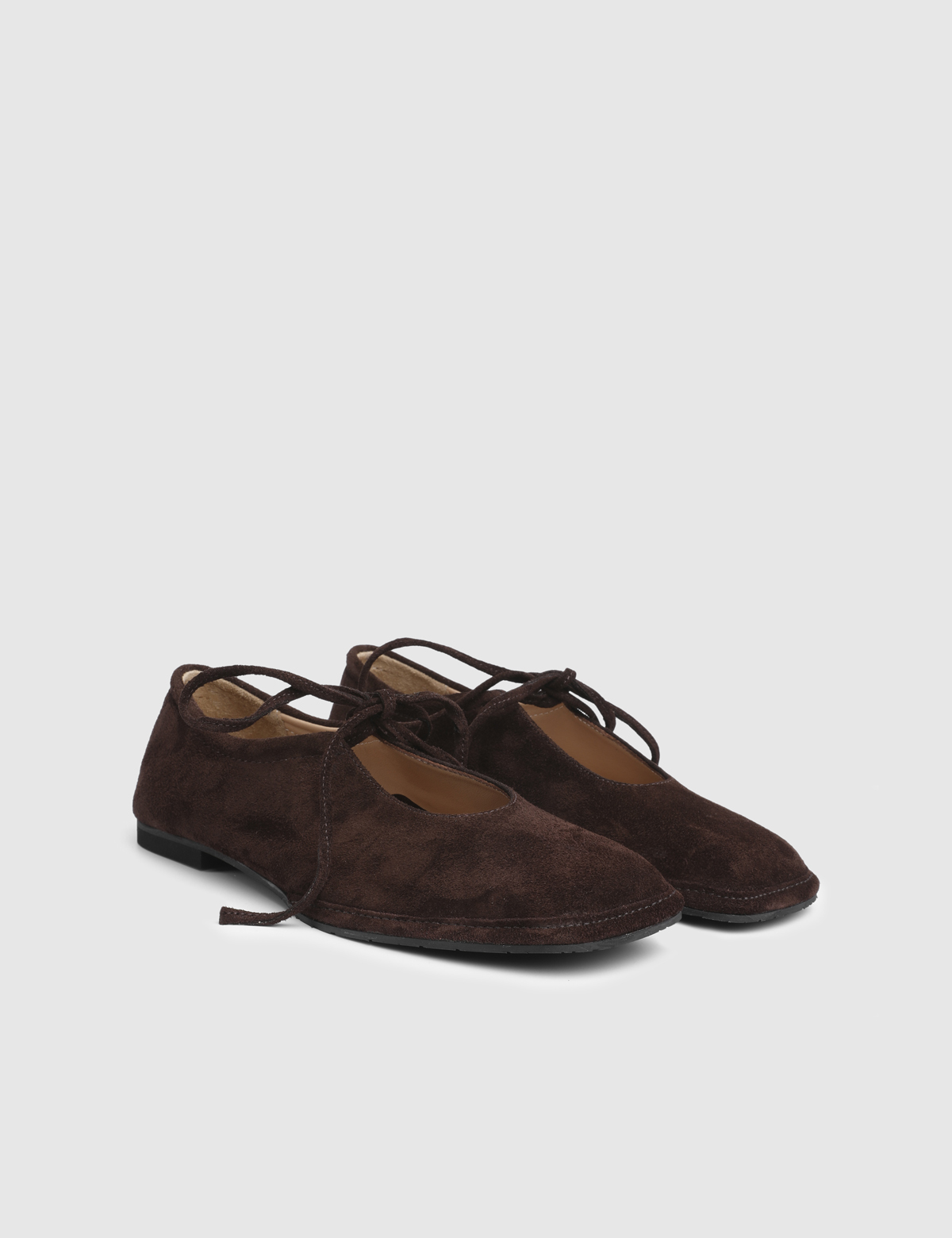 Garen Brown Suede Leather Women's Loafer