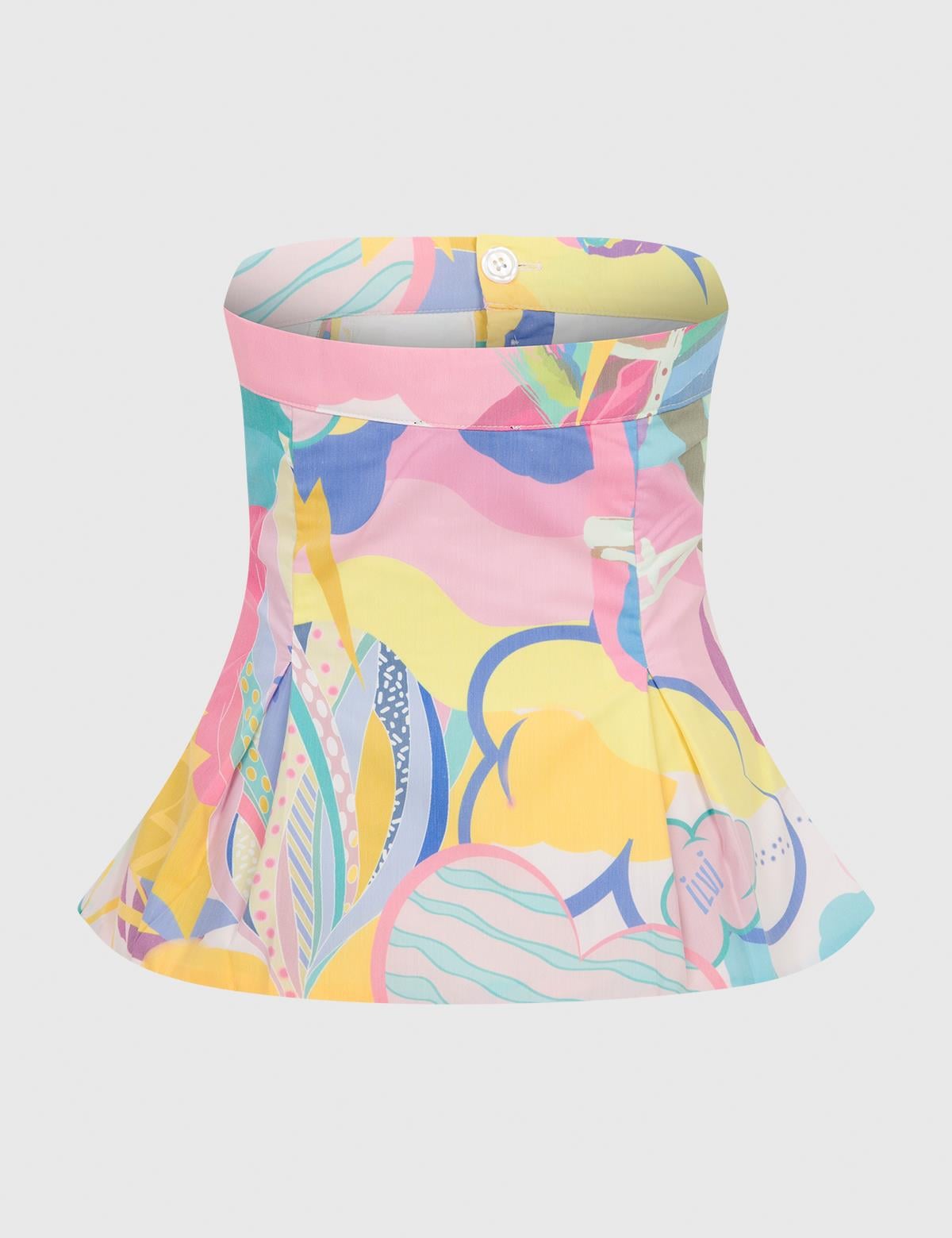 Gimli Multicolor Women's Crop Blouse