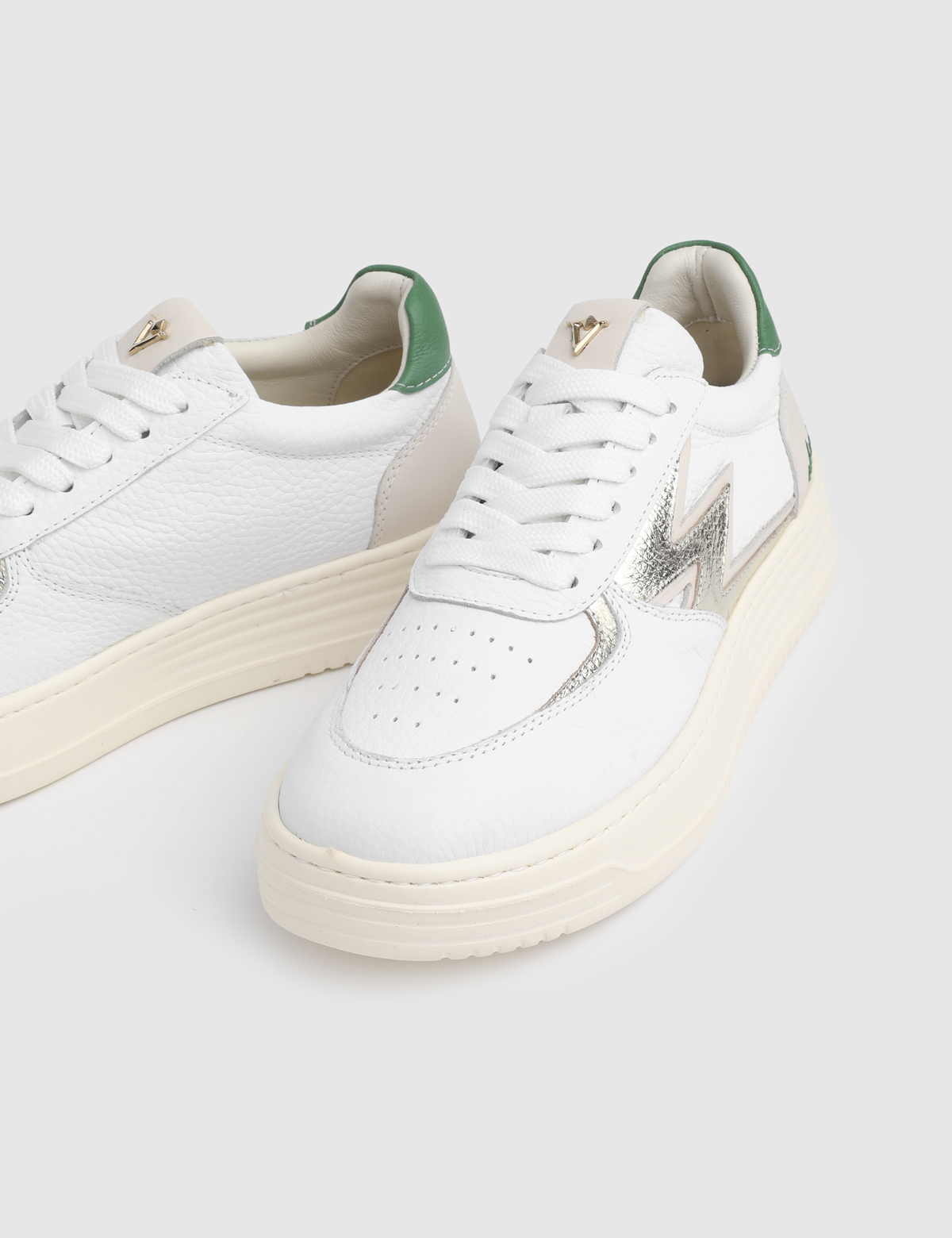 Haze White Leather Women's Sneaker