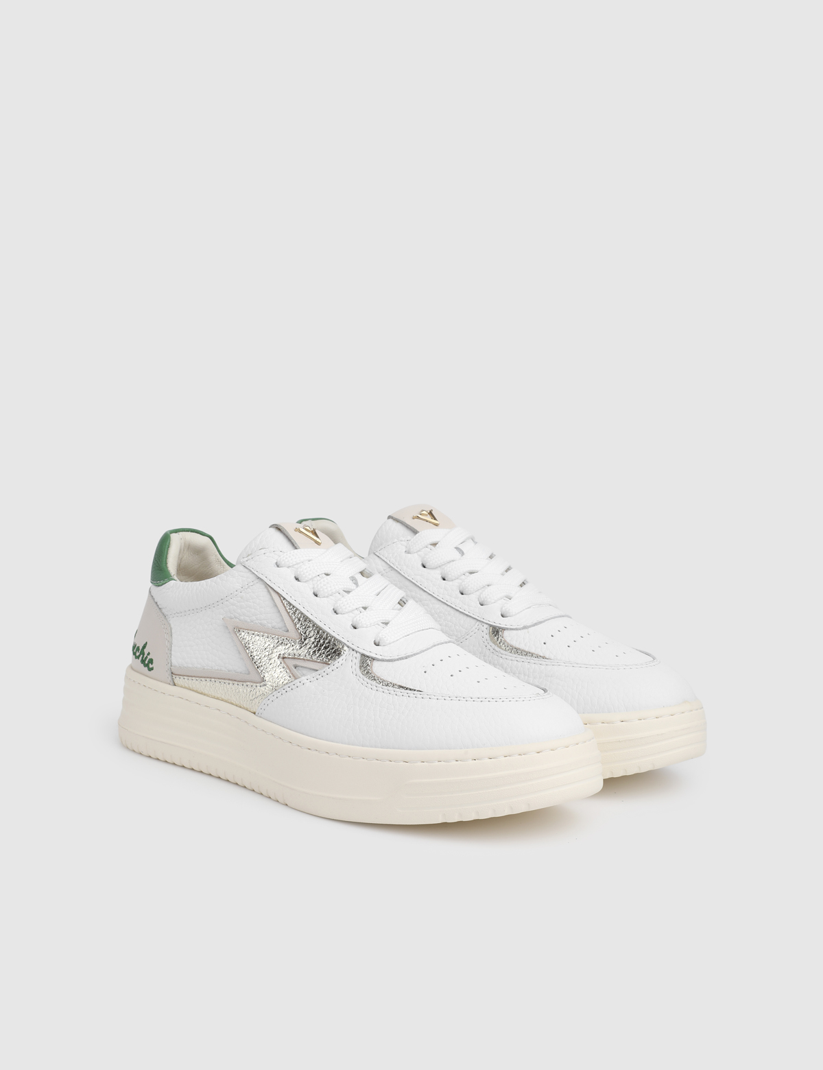 Haze White Leather Women's Sneaker