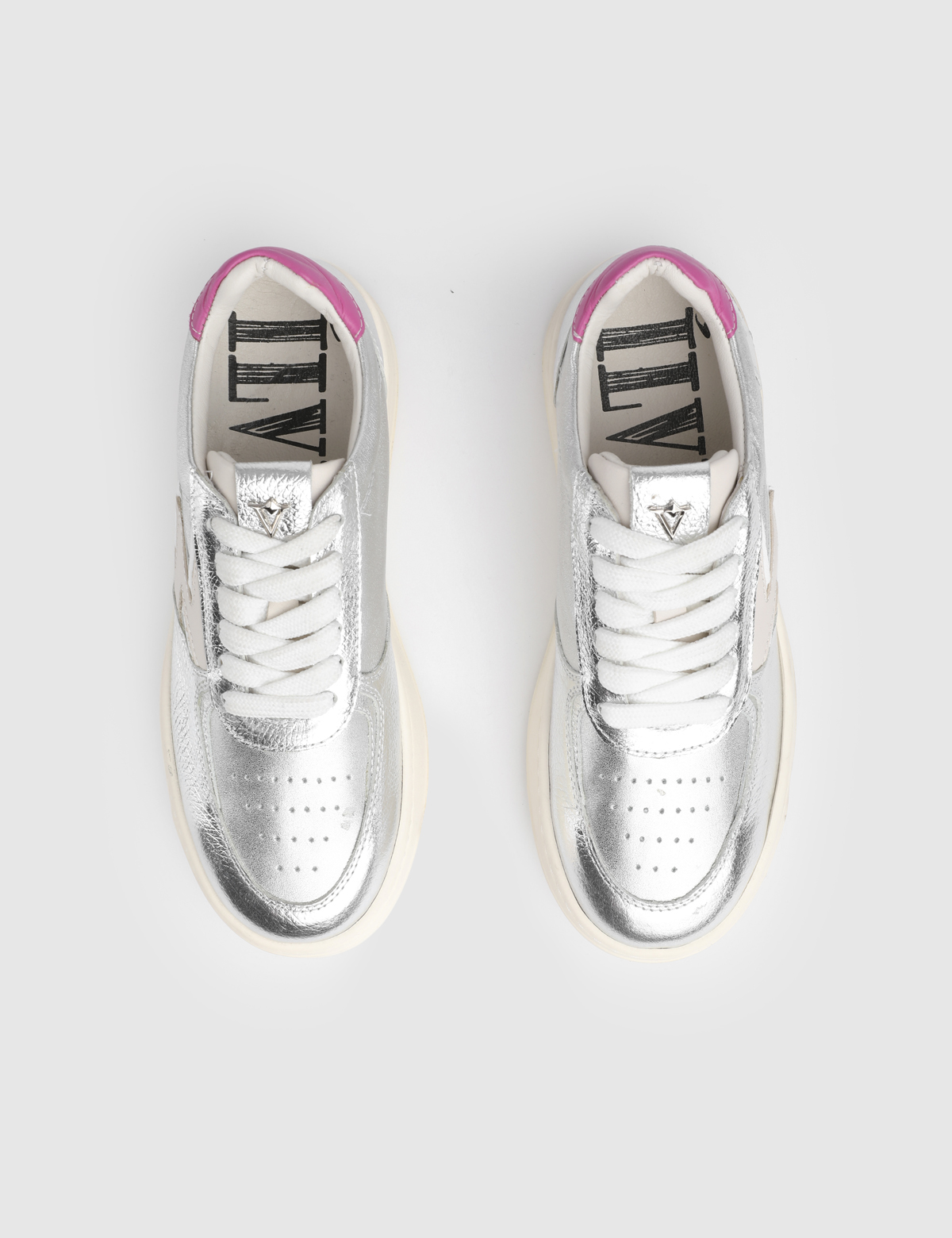 Haze Silver Leather Women's Sneaker