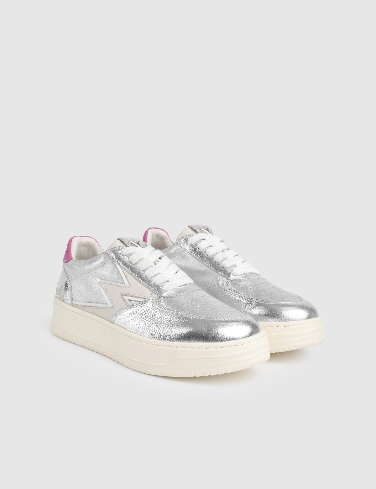 Haze Silver Leather Women's Sneaker