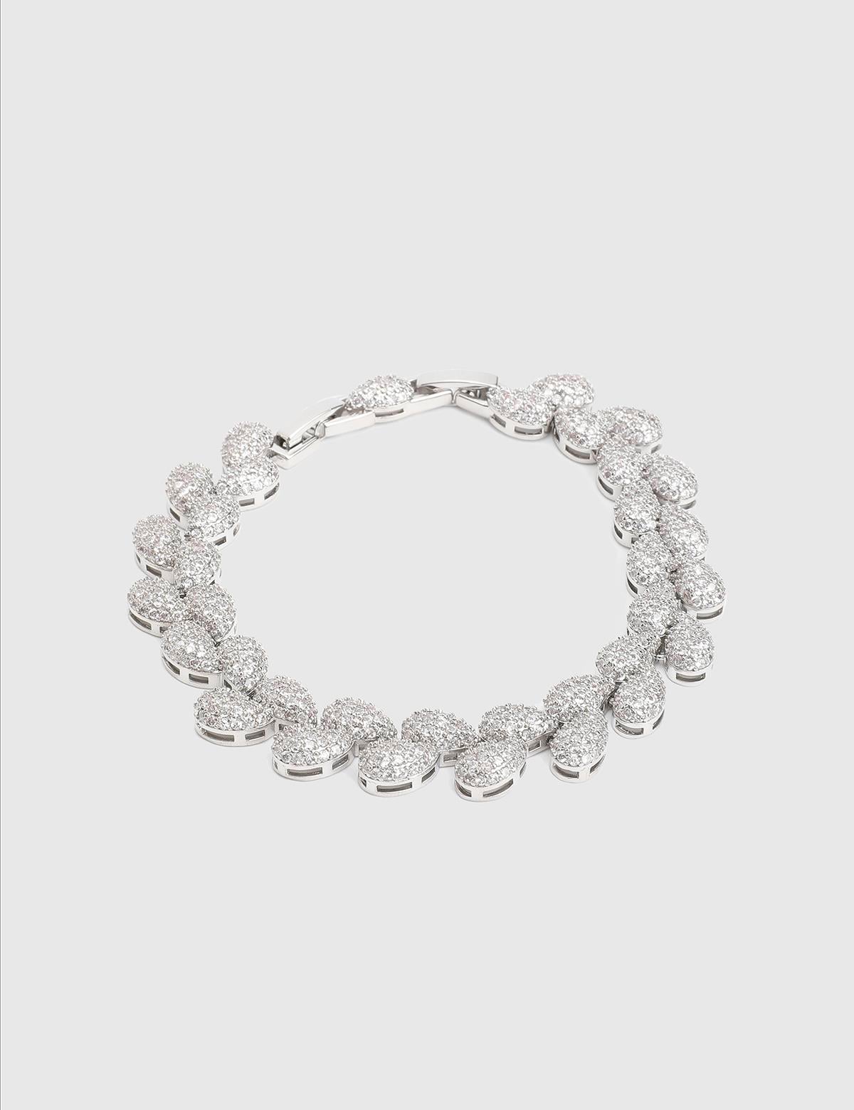 Hearts Silver Women's Bracelet