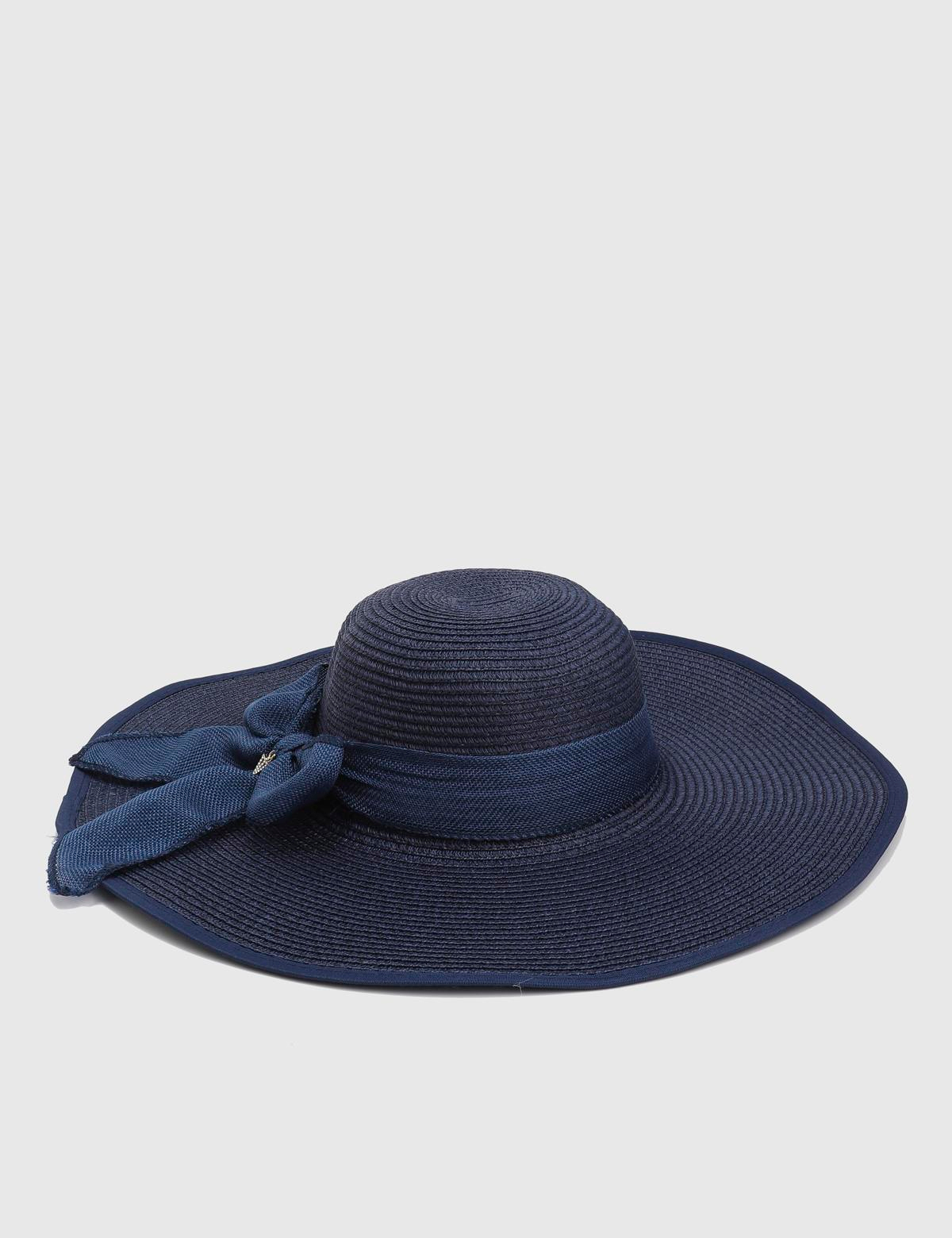 Heguri Navy Blue Women's Paper Hat
