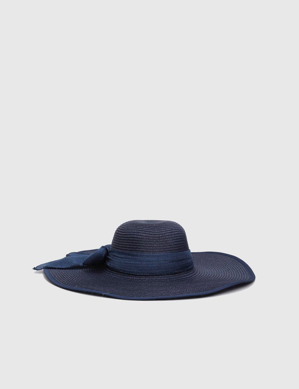 Heguri Navy Blue Women's Paper Hat