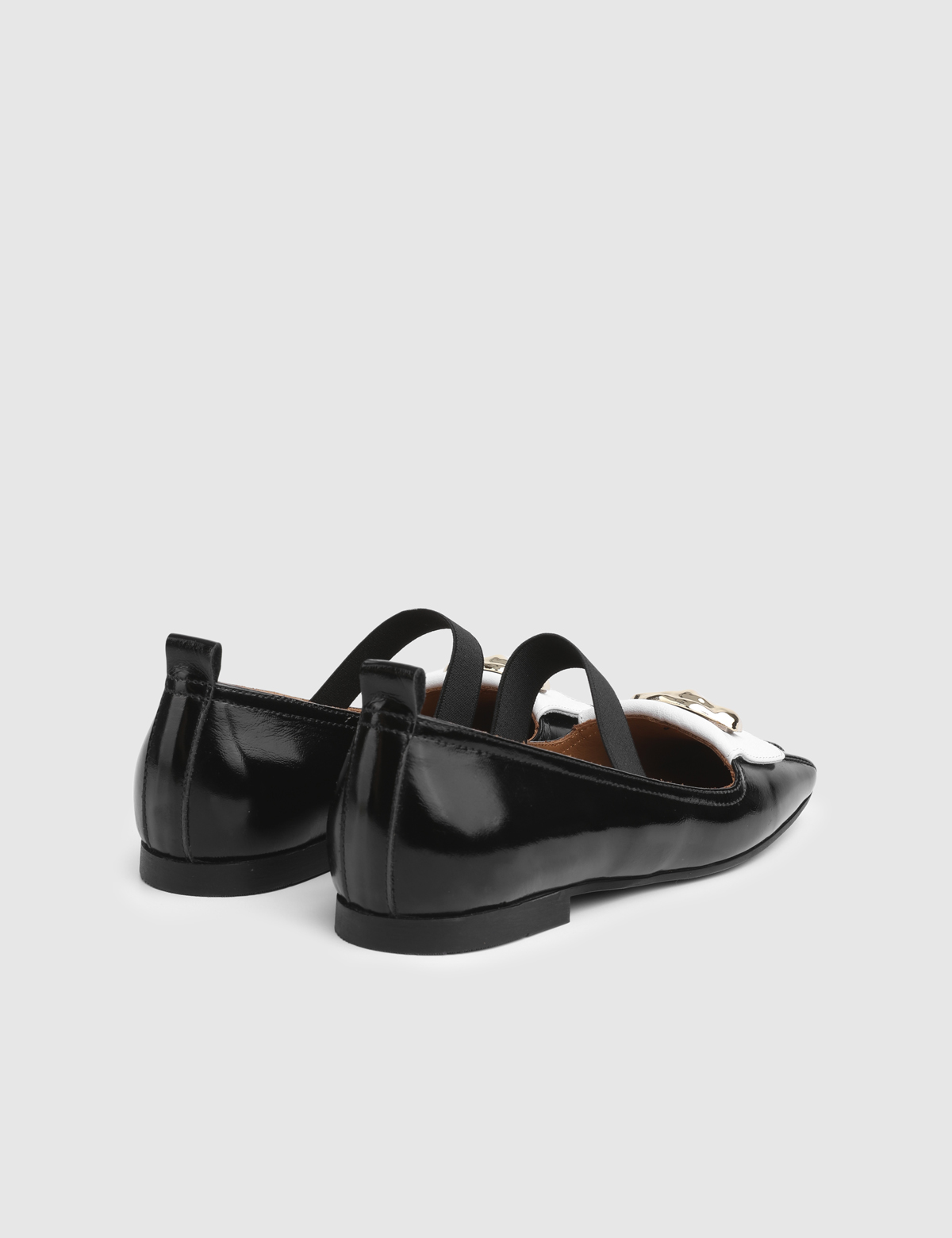 Hessa Black Patent Leather Women's Ballerina