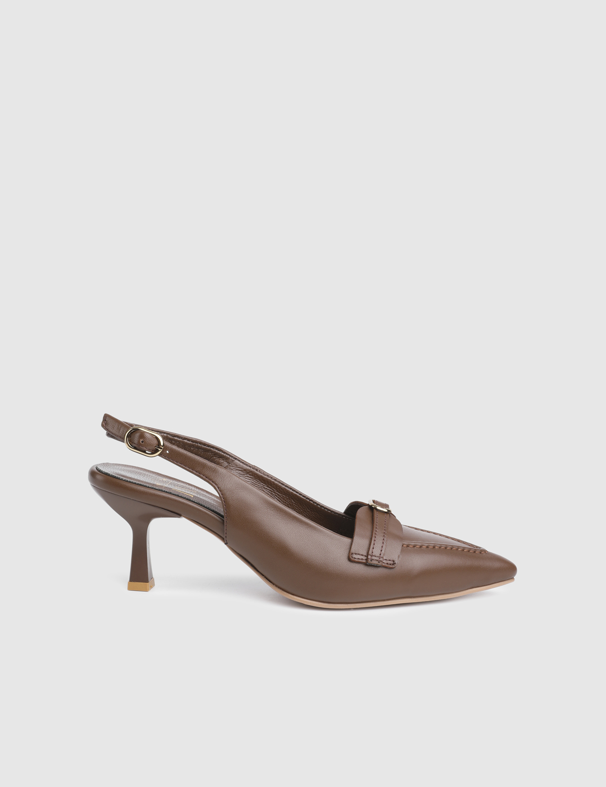 Horya Brown Leather Women's Sandal