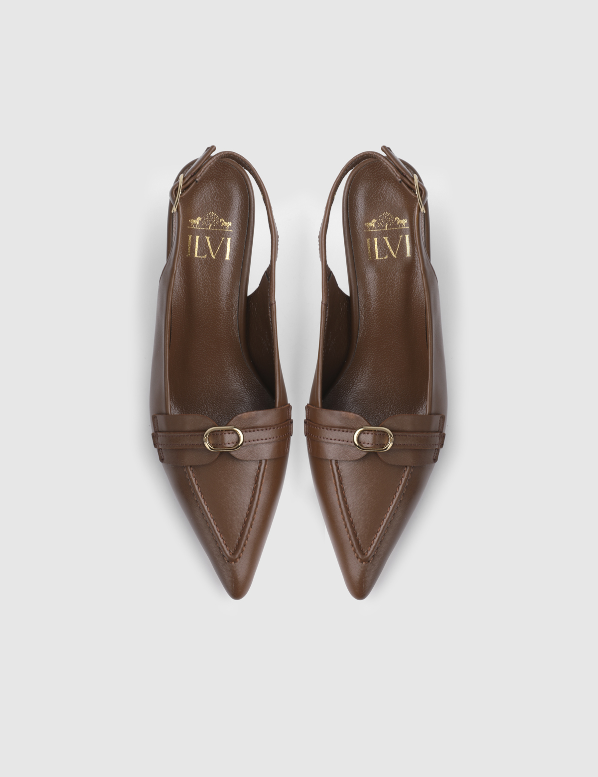 Horya Brown Leather Women's Sandal