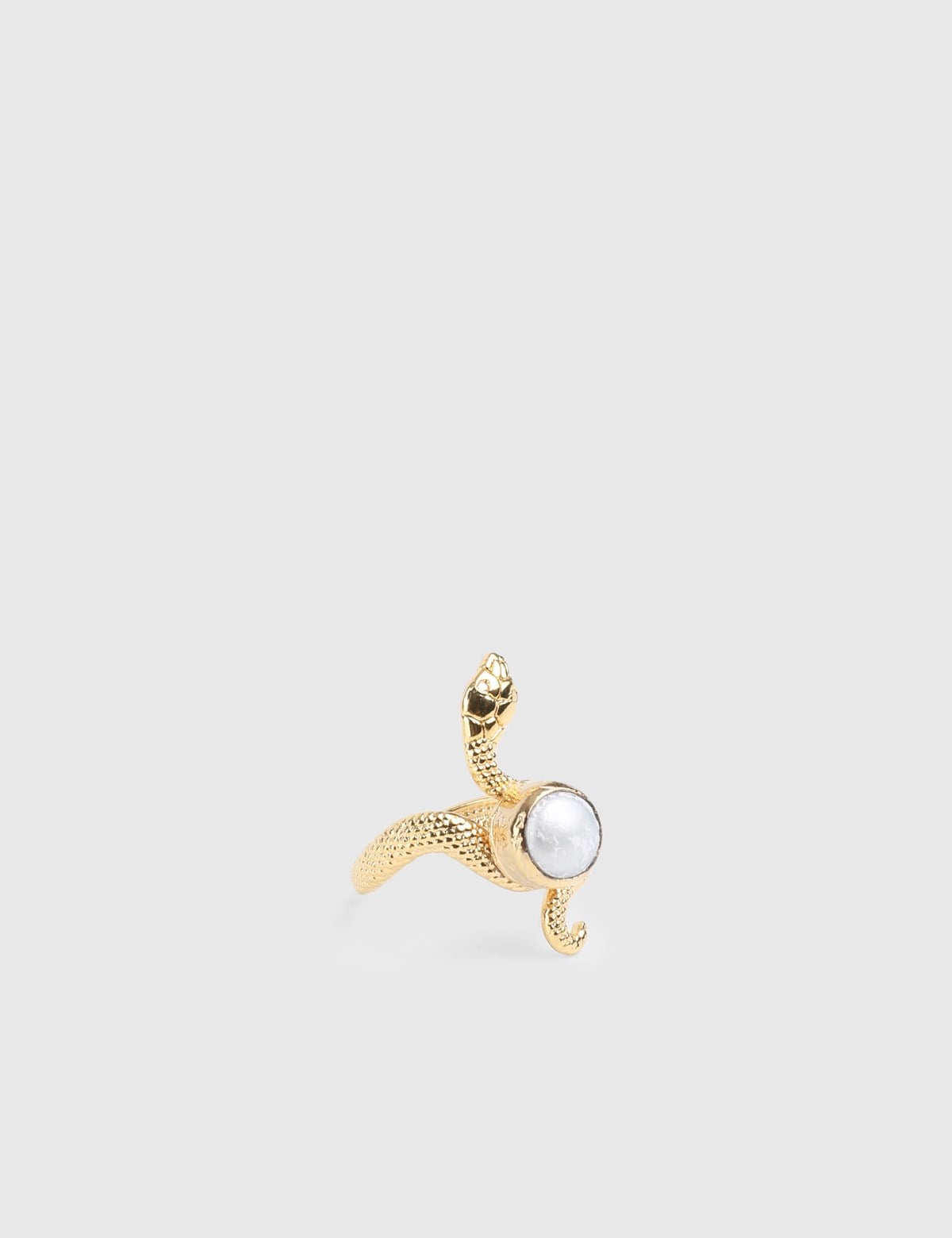 Ithaca Gold Women's Ring with White Stones