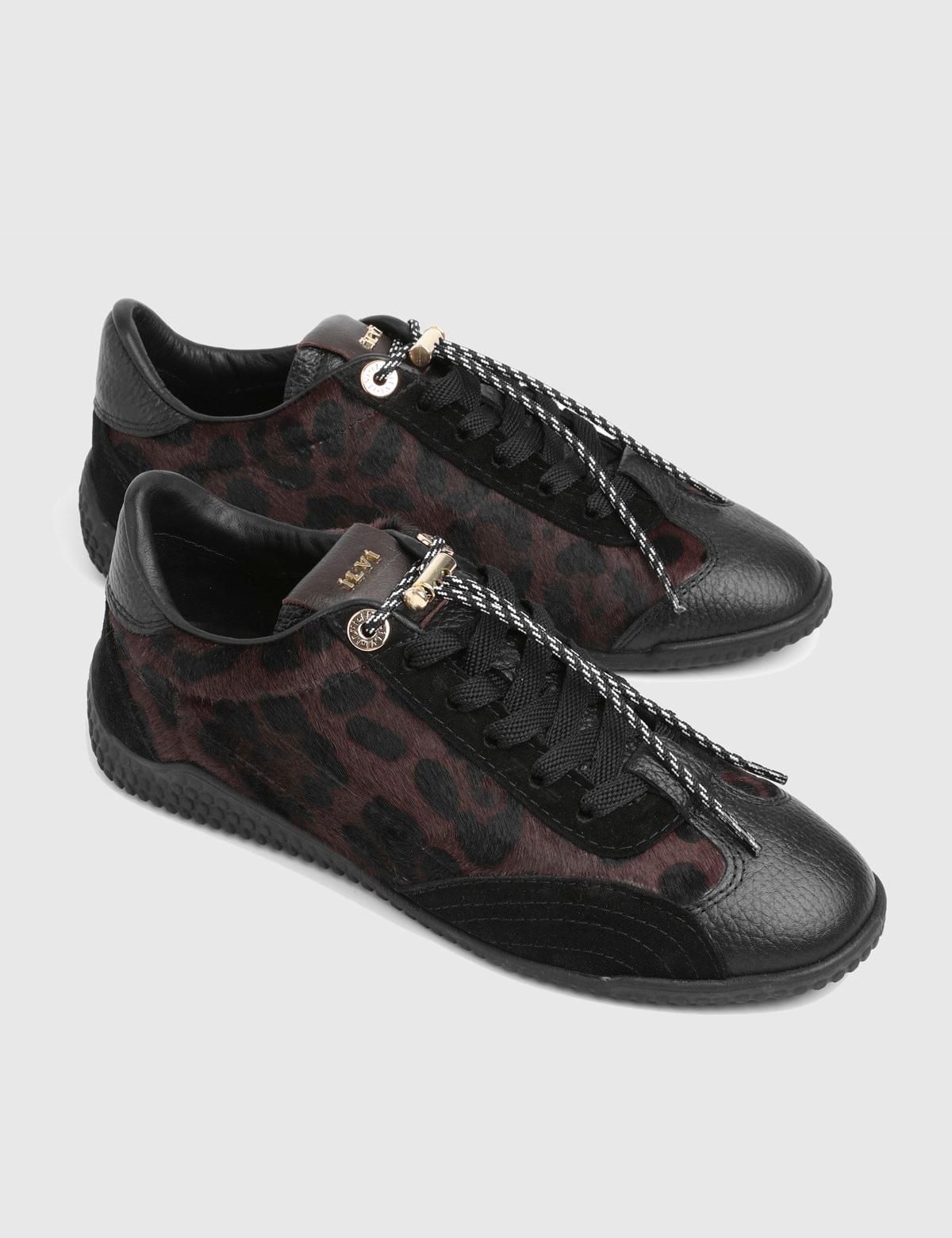 Ivette Kadın Hakiki Deri Siyah Sneaker