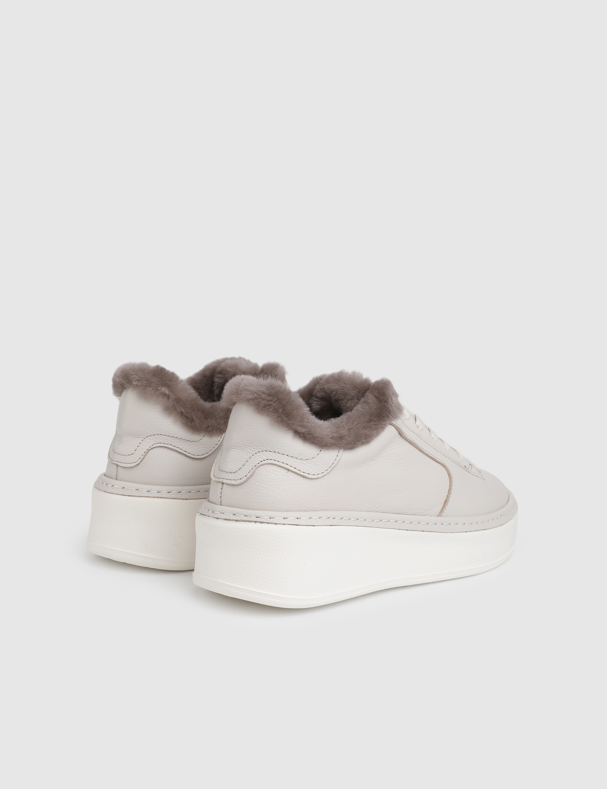 Ivy Beige Floater Leather Women's Sneaker