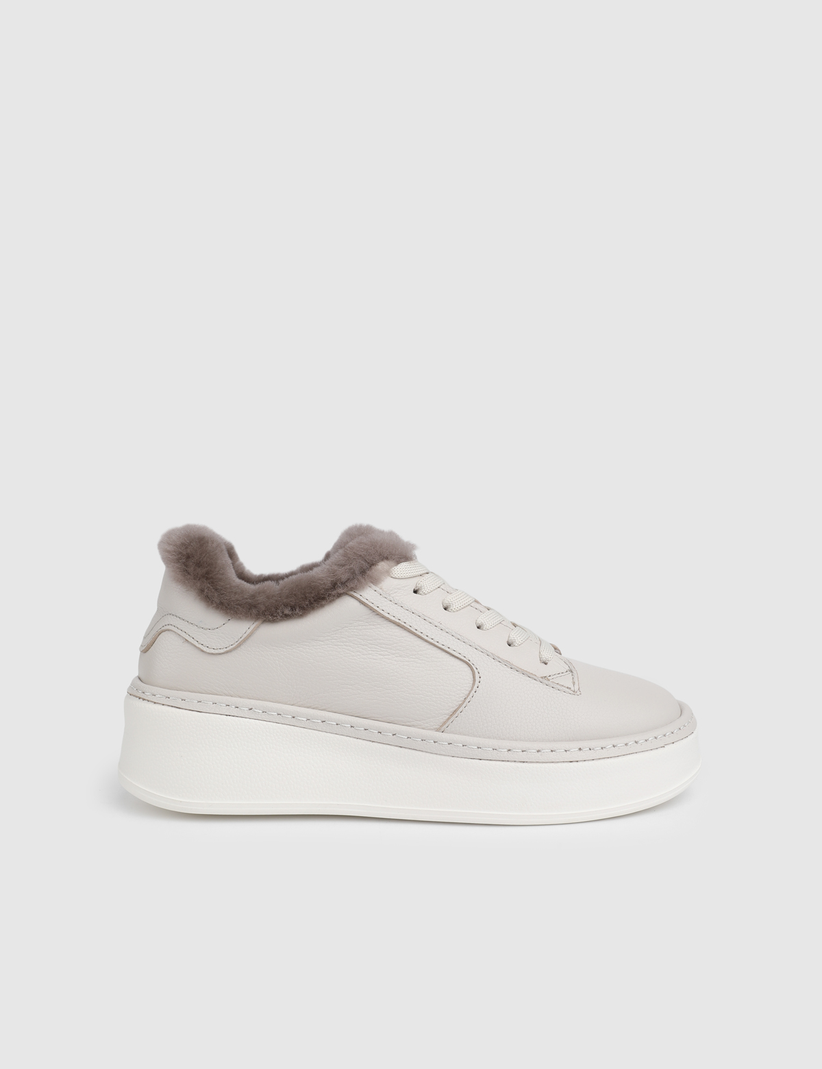 Ivy Beige Floater Leather Women's Sneaker