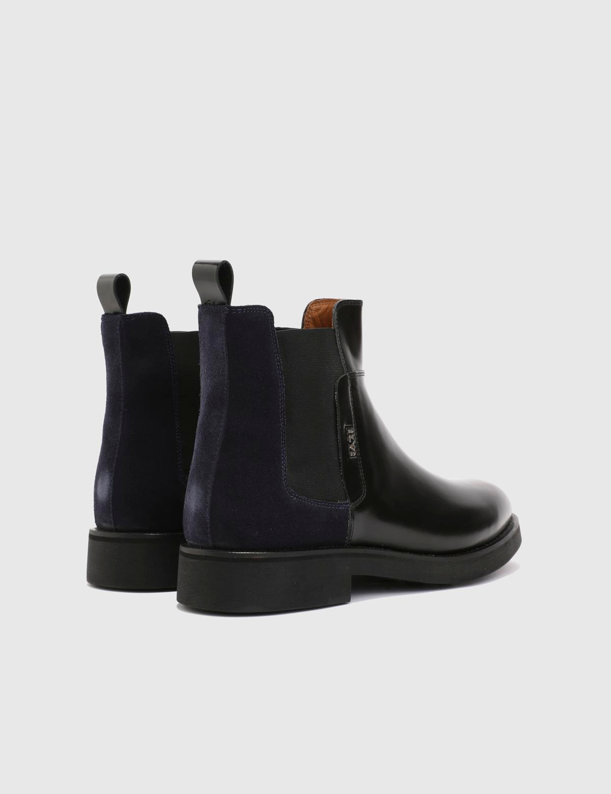 Jadon Black Florentic Leather Men's Boot