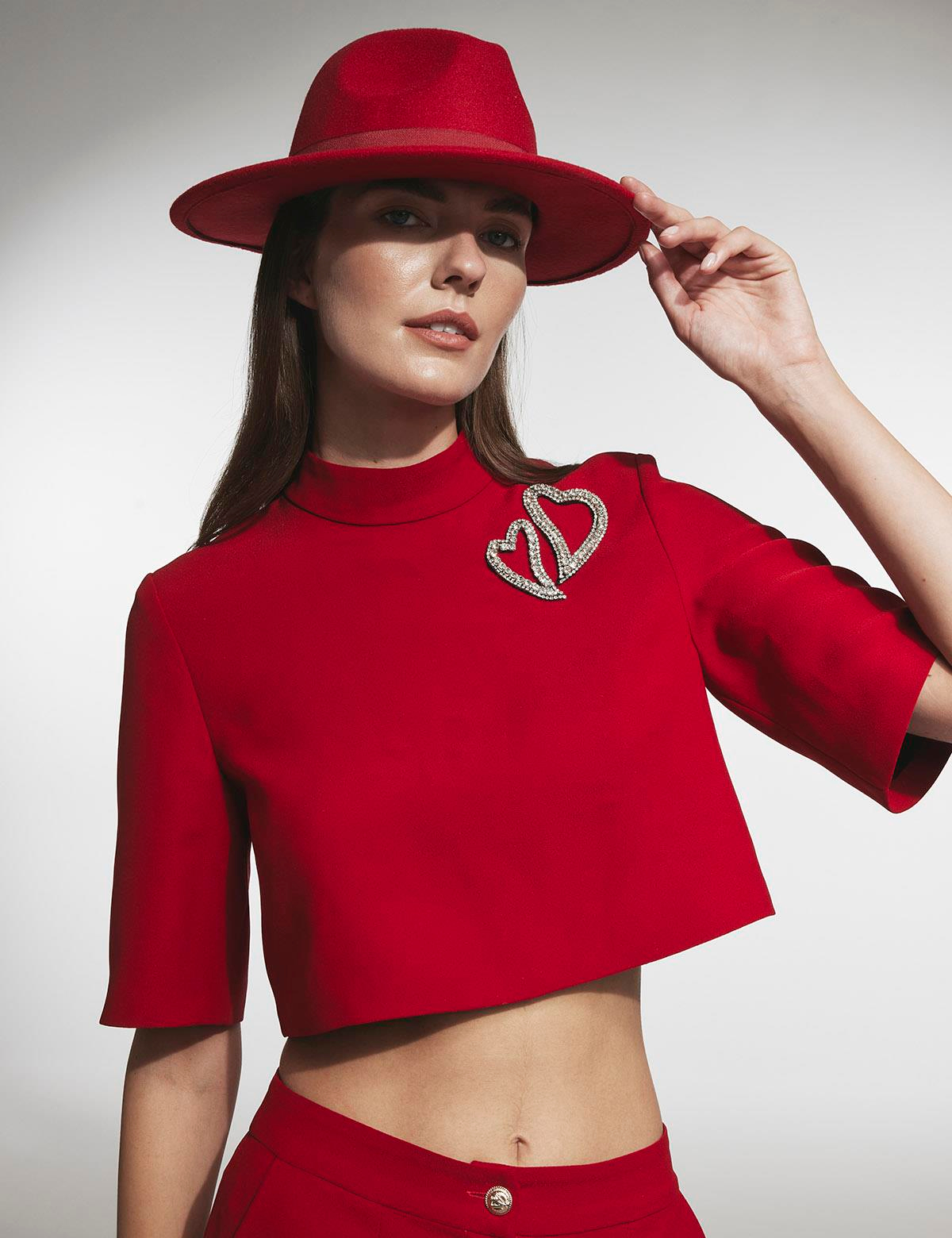 Jodi Red Women's Blouse
