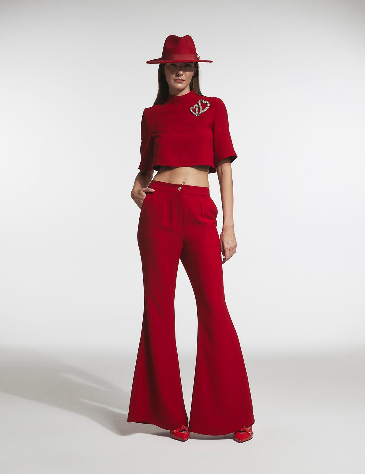 Jodi Red Women's Blouse