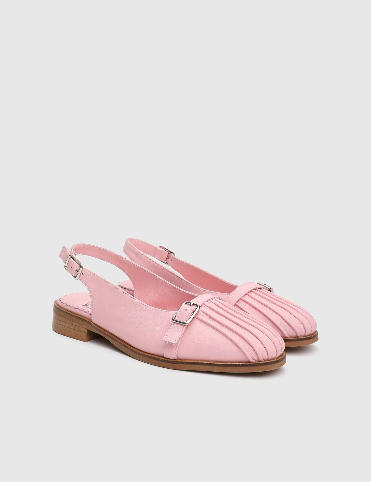 Jodie Pink Leather Women's Sandal