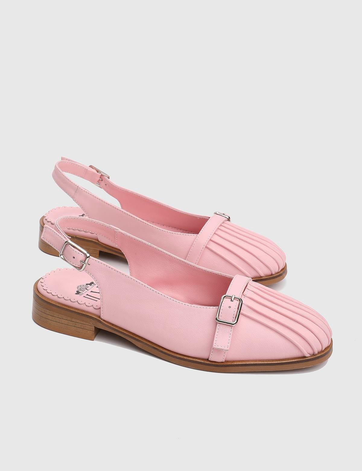Jodie Pink Leather Women's Sandal