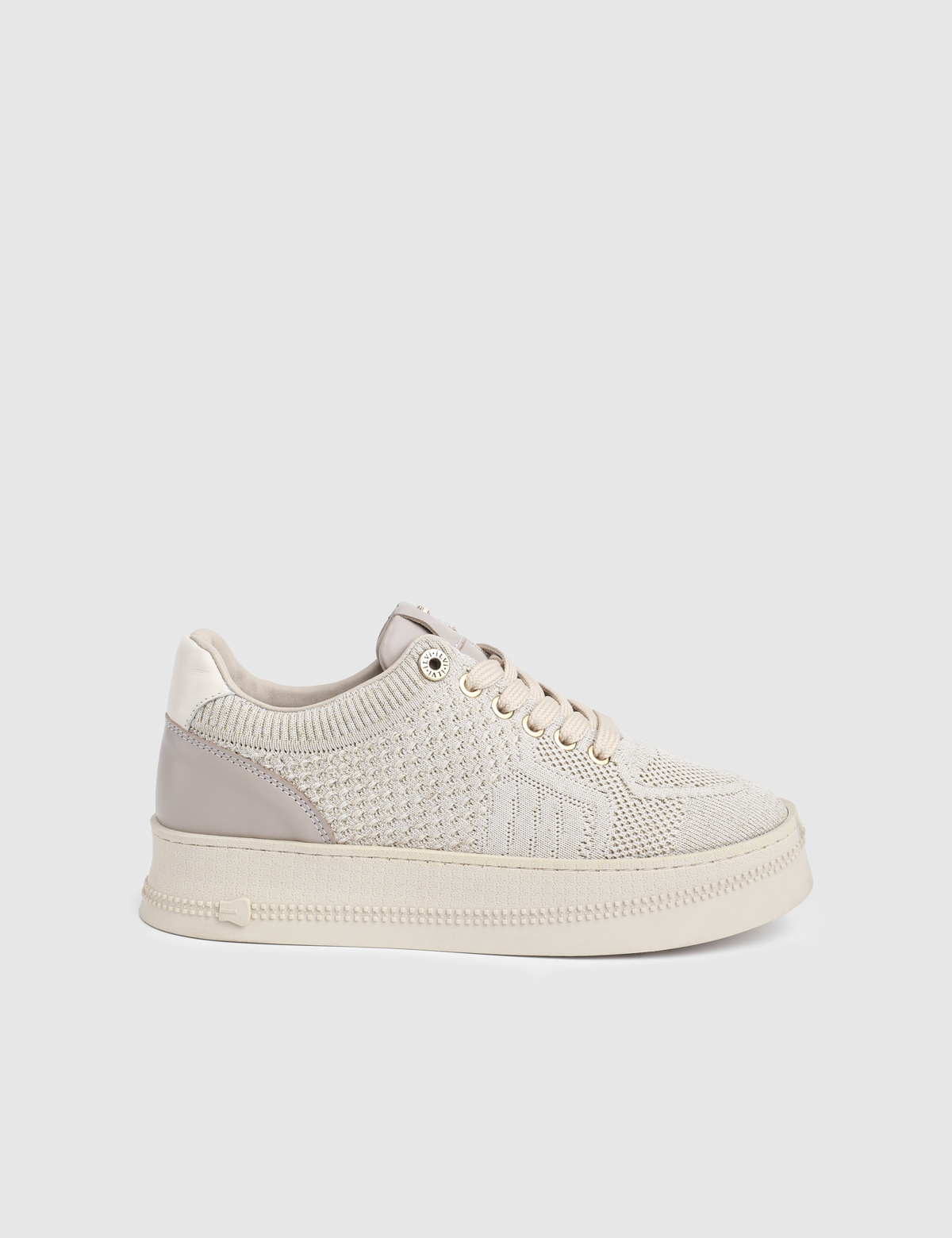 Jolt Beige Leather Women's Sneaker
