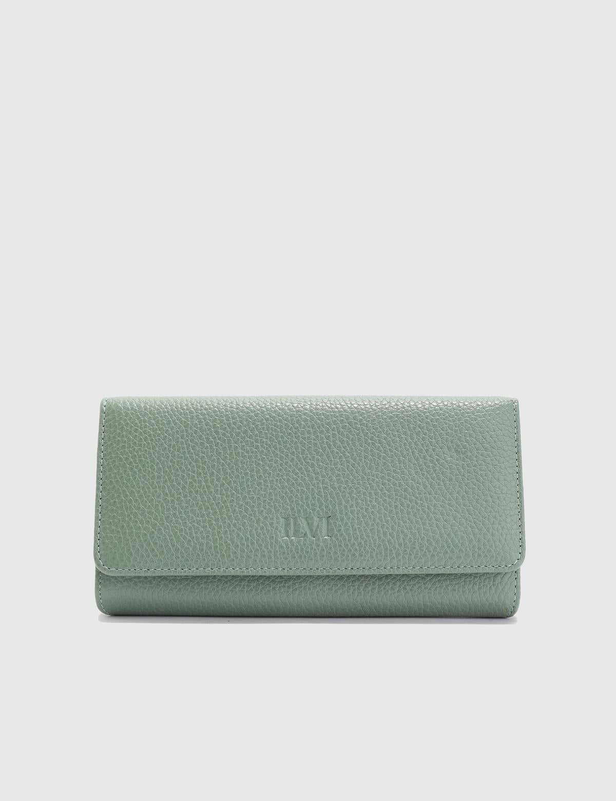 Jomsom Green Floater Leather Women's Wallet