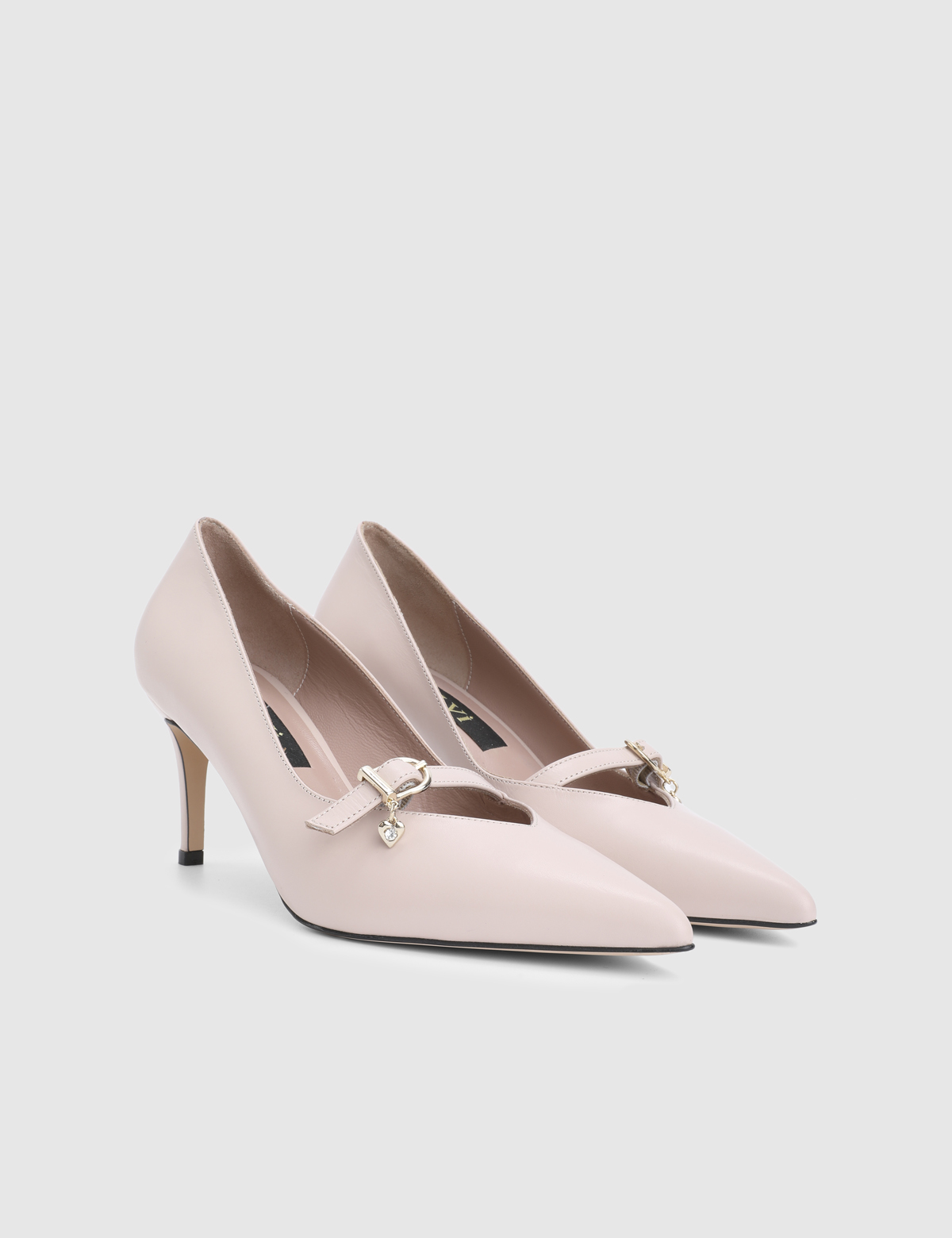 Jorine Powder Pink Leather Women's Pump