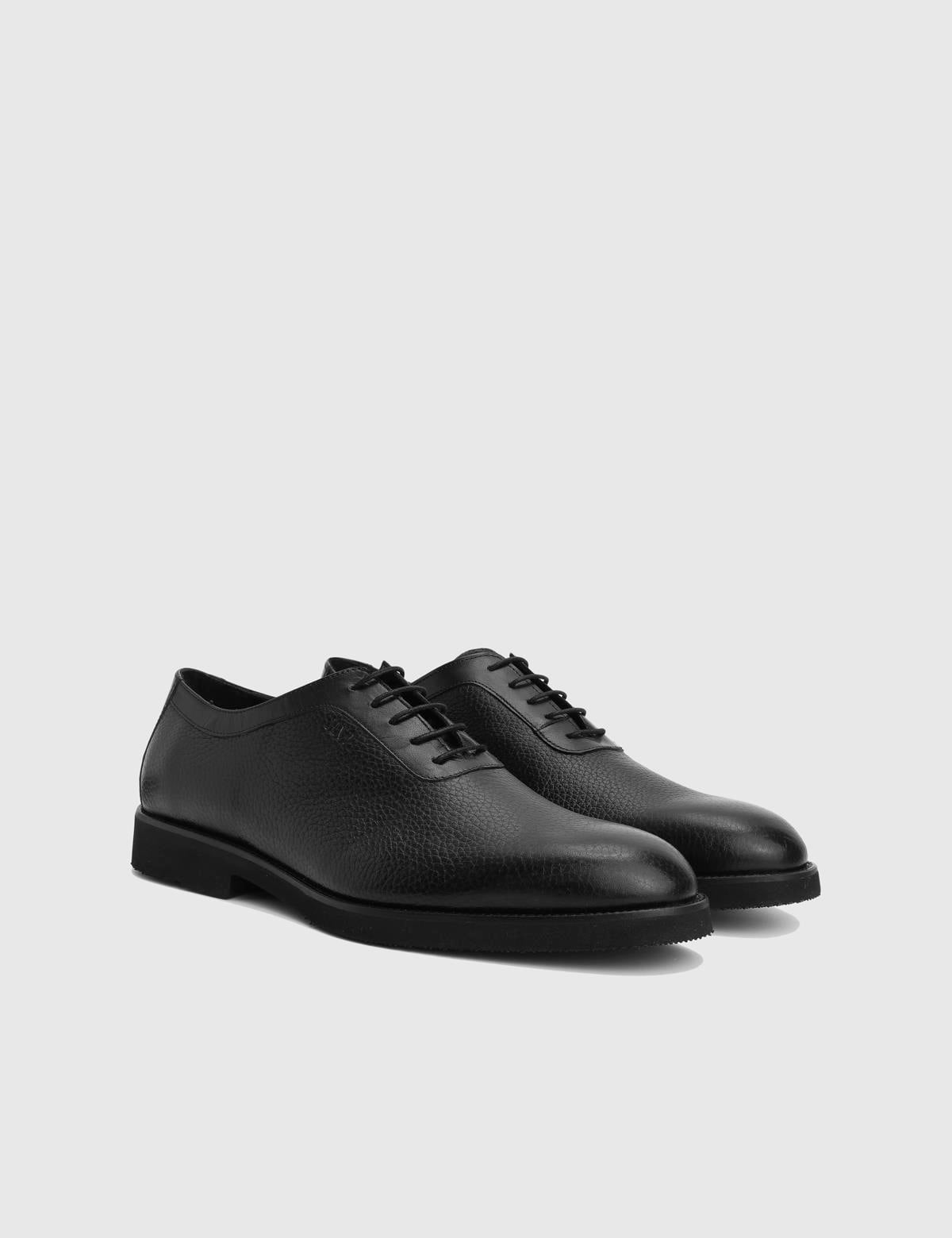 Jozy Black GUTİ Buffalo Leather Men's Oxford