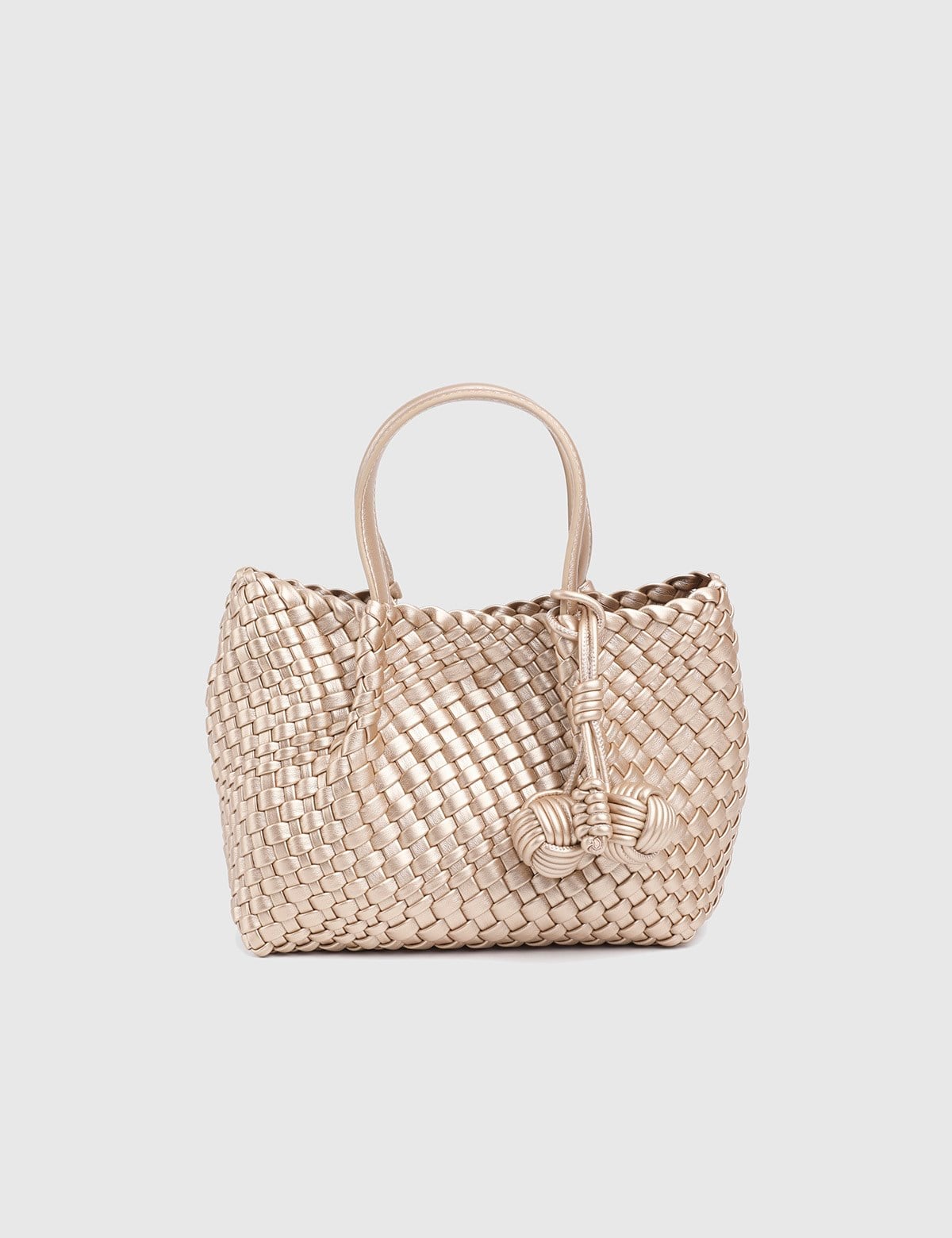 Kaelis Gold Woven Women's Handbag