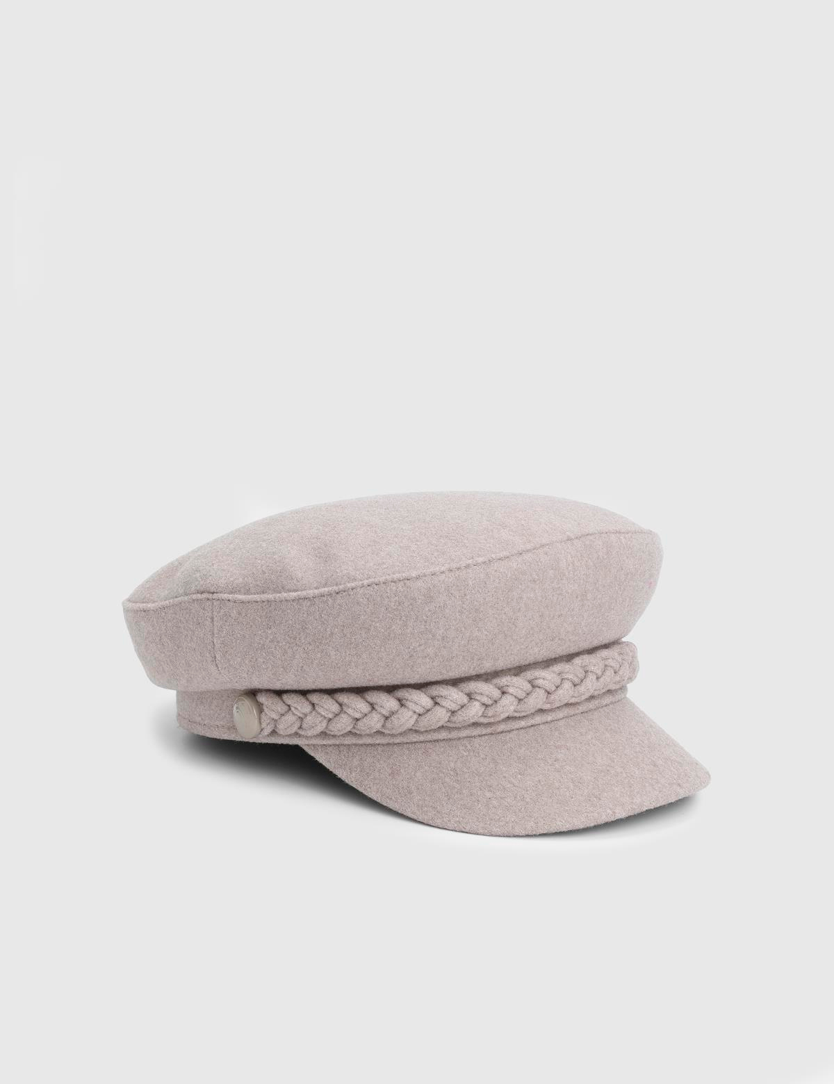 Kaire Cream Women's Fabric Cap