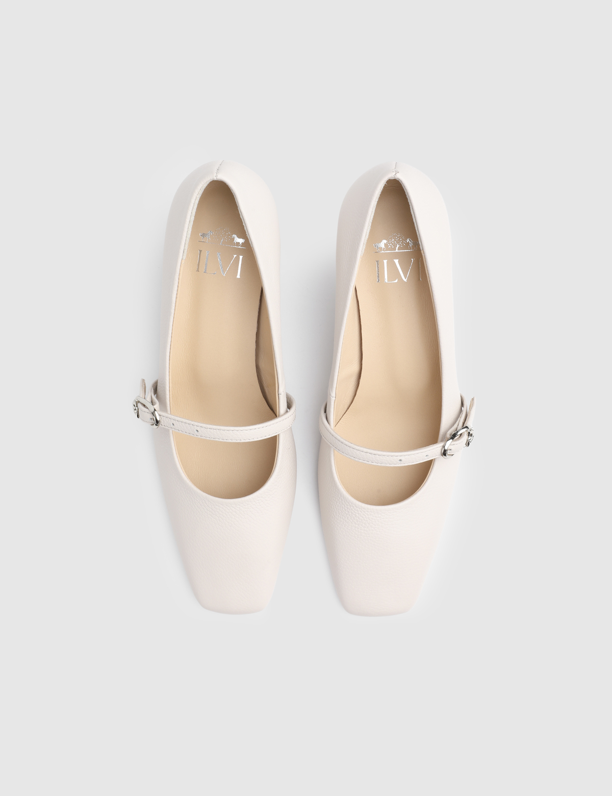 Karyn Cream Floater Leather Women's Pump