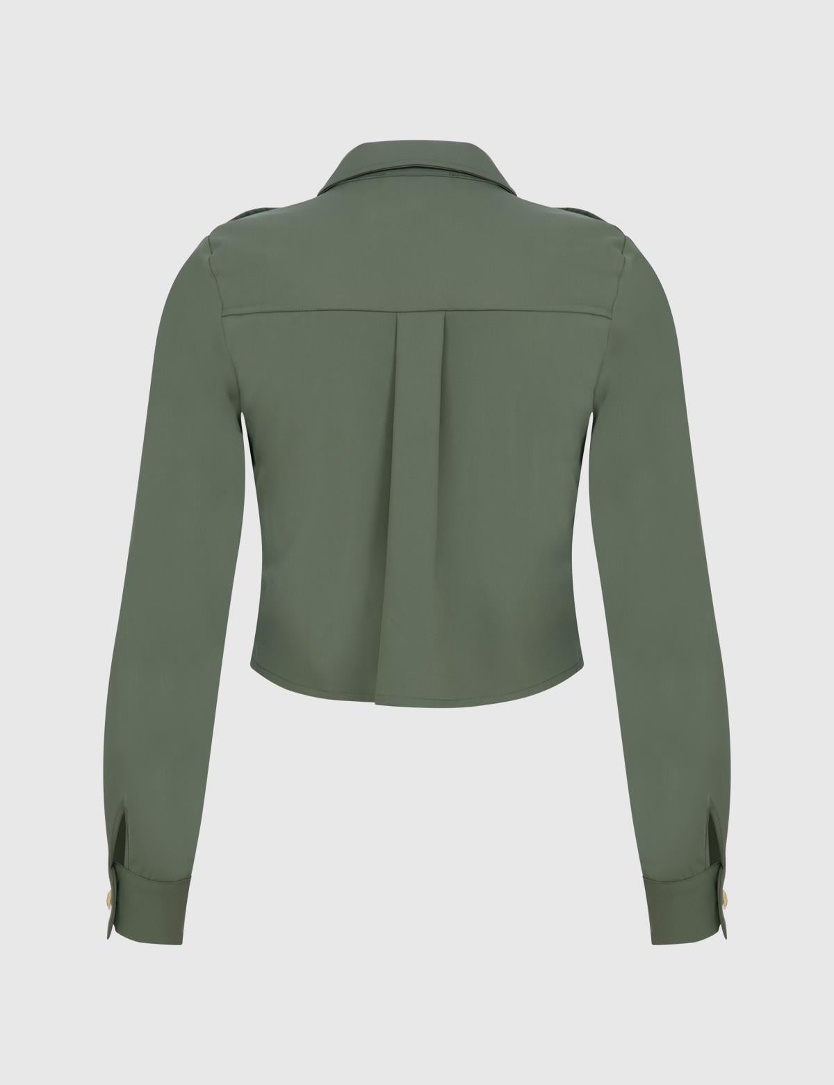 Keıtha Khaki Women's Shirt