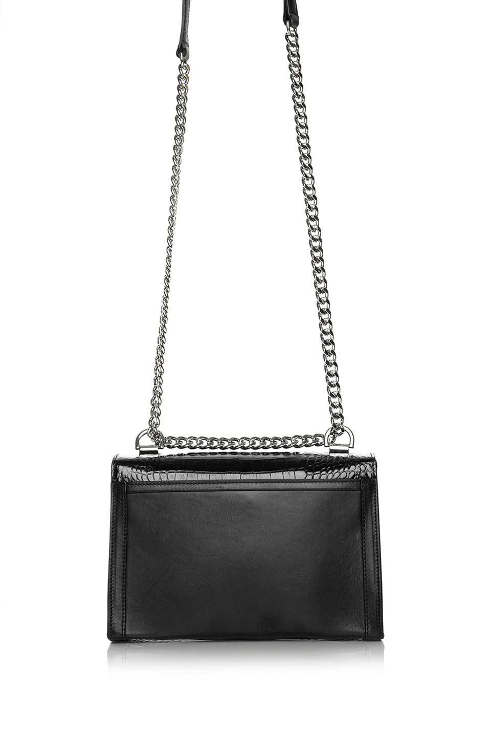 Krasten Women's Shoulder Bag Black Nickel