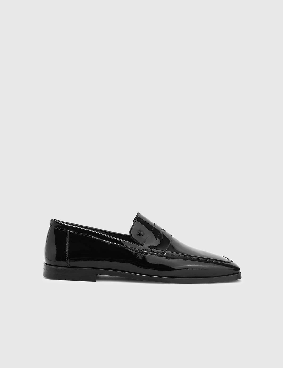 Kylıan Black Patent Leather Men's Tuxedo Shoe