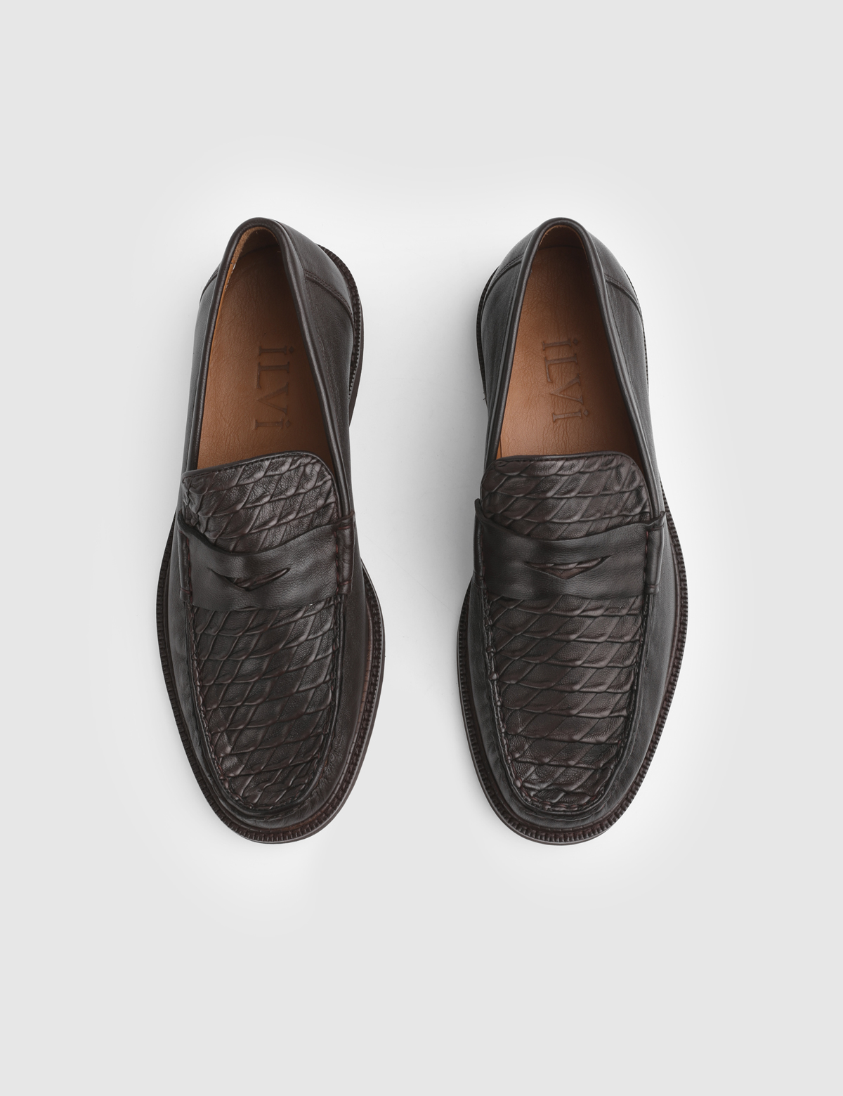 Lark Brown Buffalo Leather Men's Classic Shoe