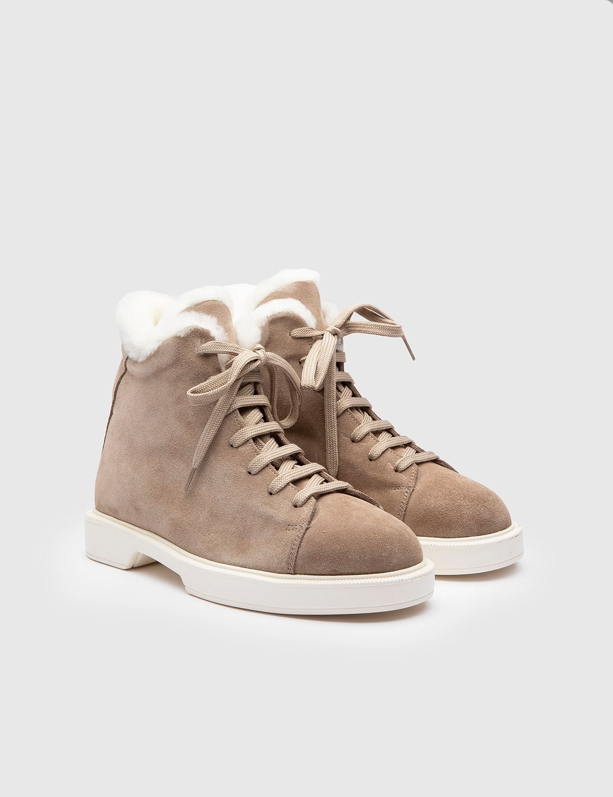 Lemos Mink Suede Leather Women's Boot