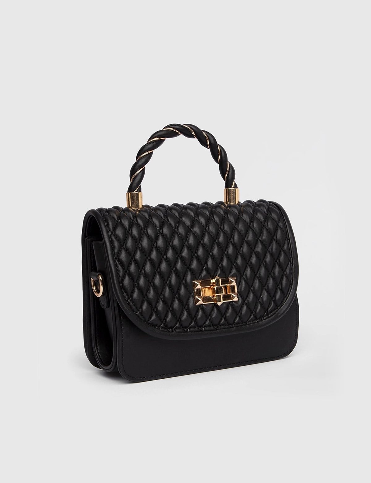 Linus Women's Black Leather Handbag