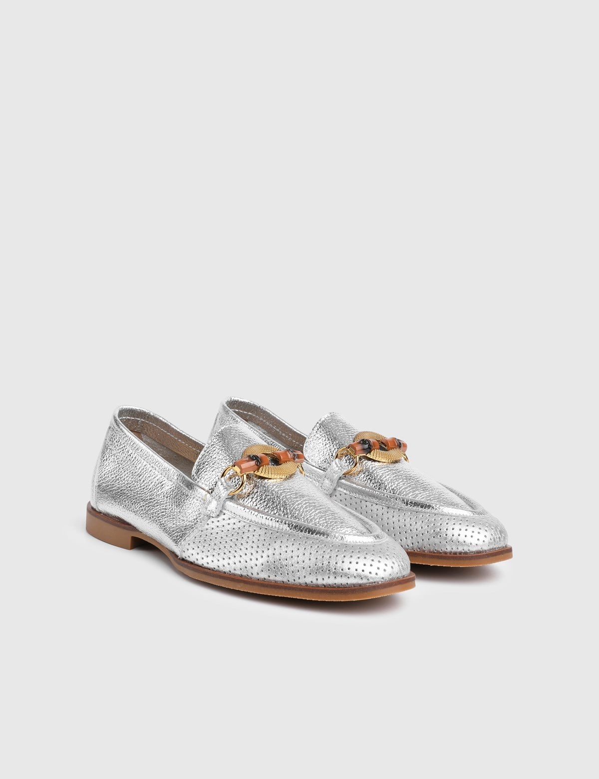 Lirya Kadın Loafer Gümüş