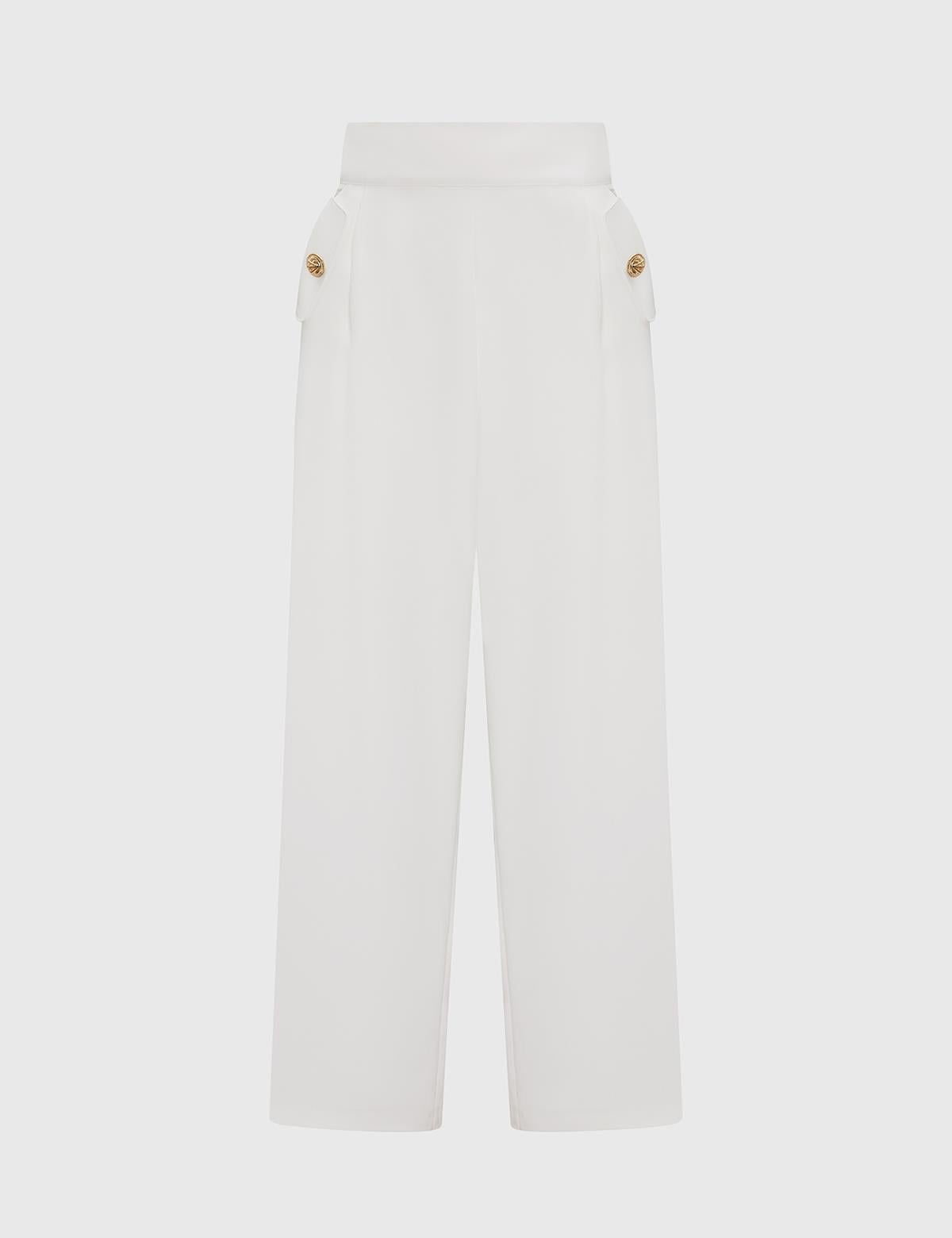 Lissa Ecru Women's Trousers