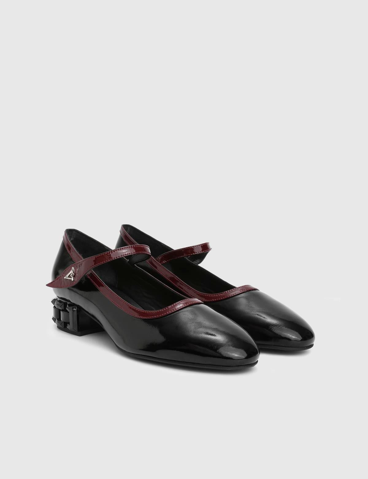 Littes Black Patent Leather Women's Pump