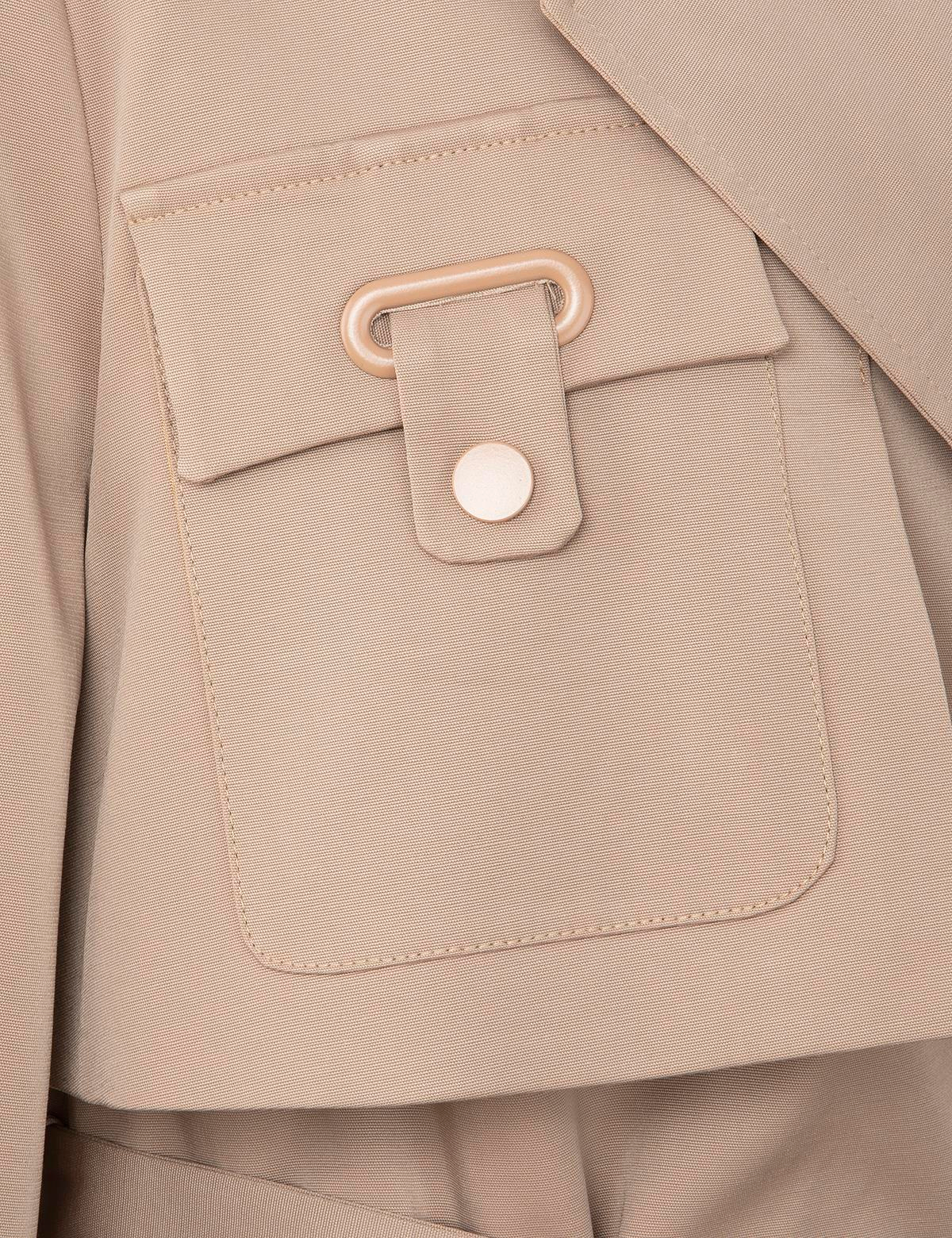 Dian Camel Cotton Women's Blazer