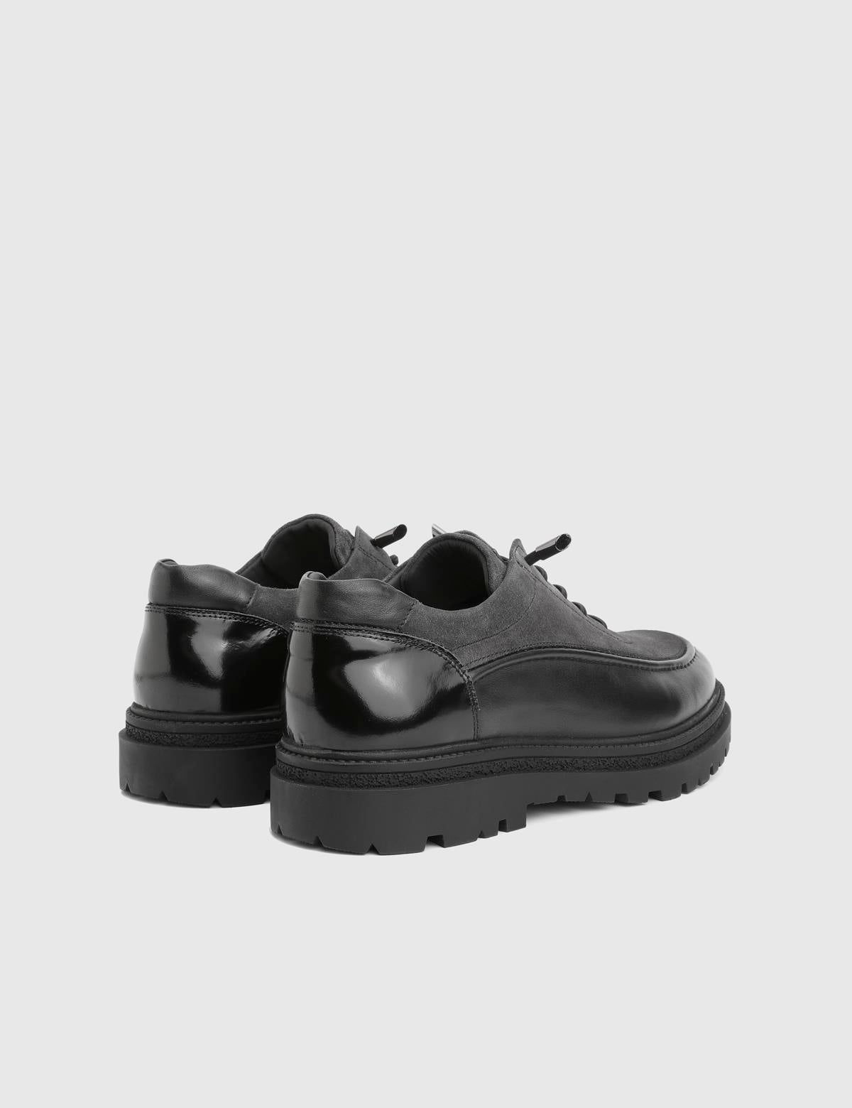 Loide Grey Suede Leather Men's Oxford